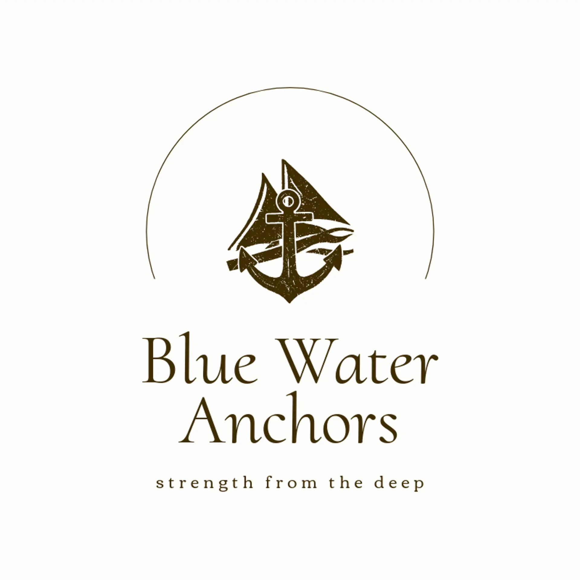 Blue Water Anchors logo for anchor