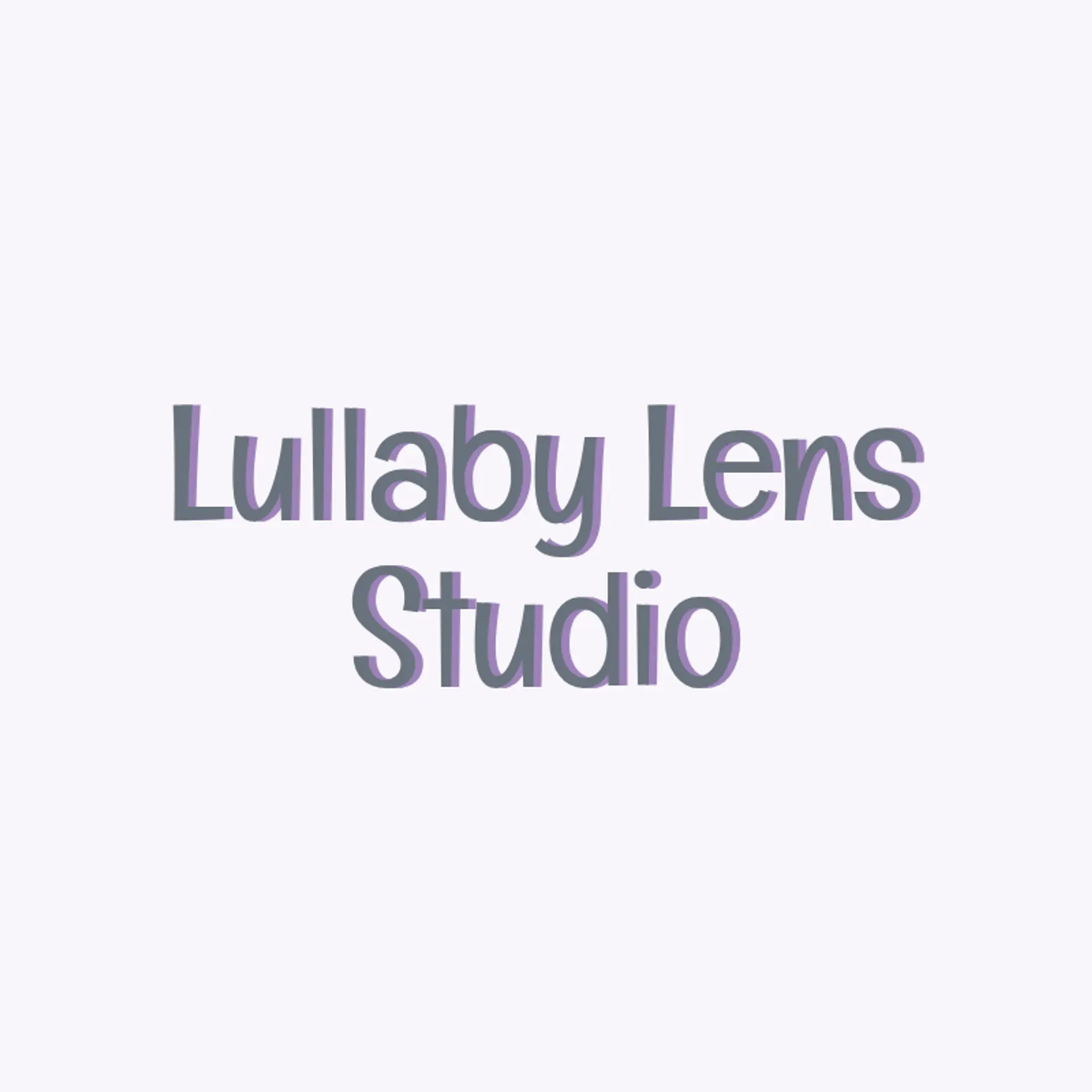 Lullaby Lens Studio logo for newborn photography