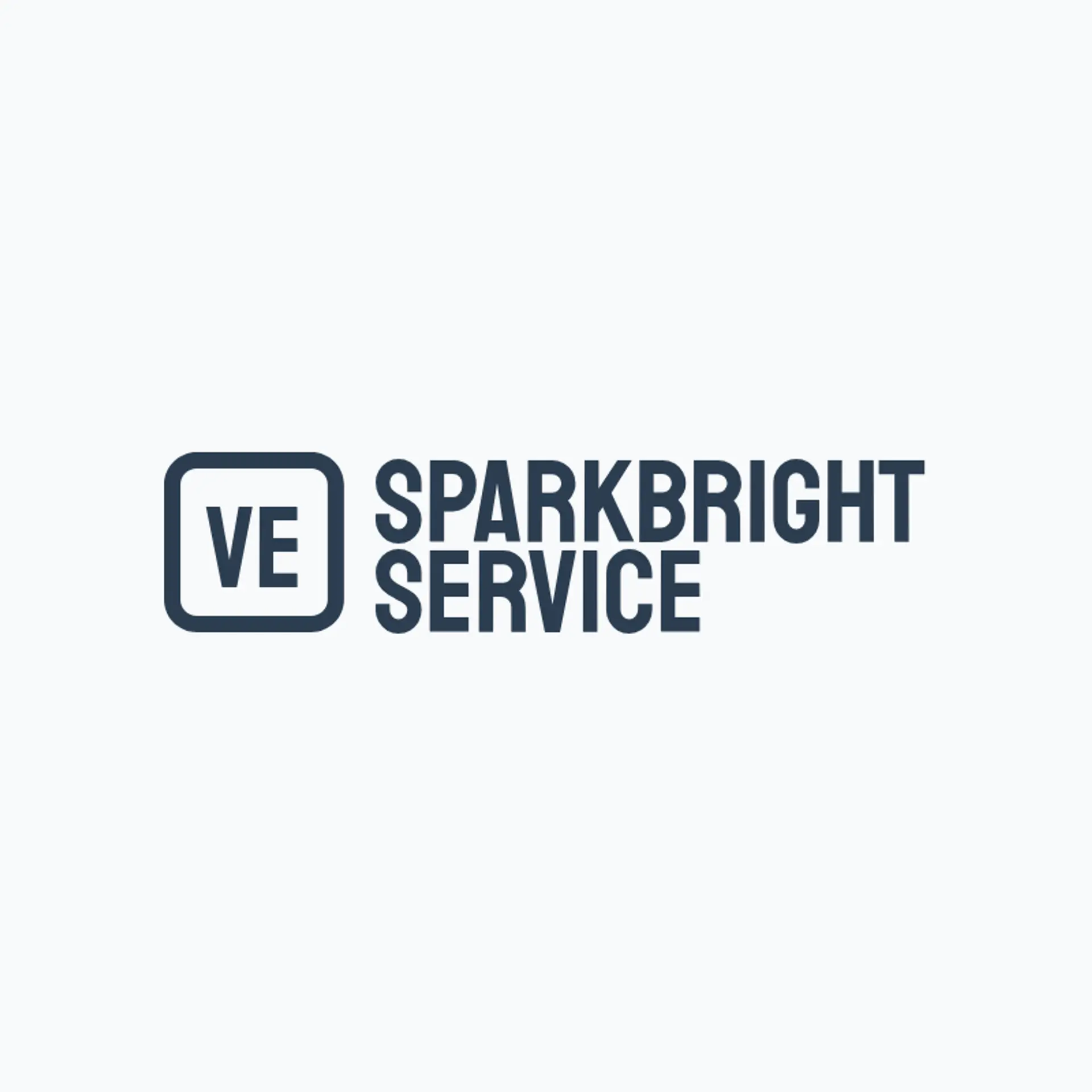SparkBright Service logo for blg cleaning service