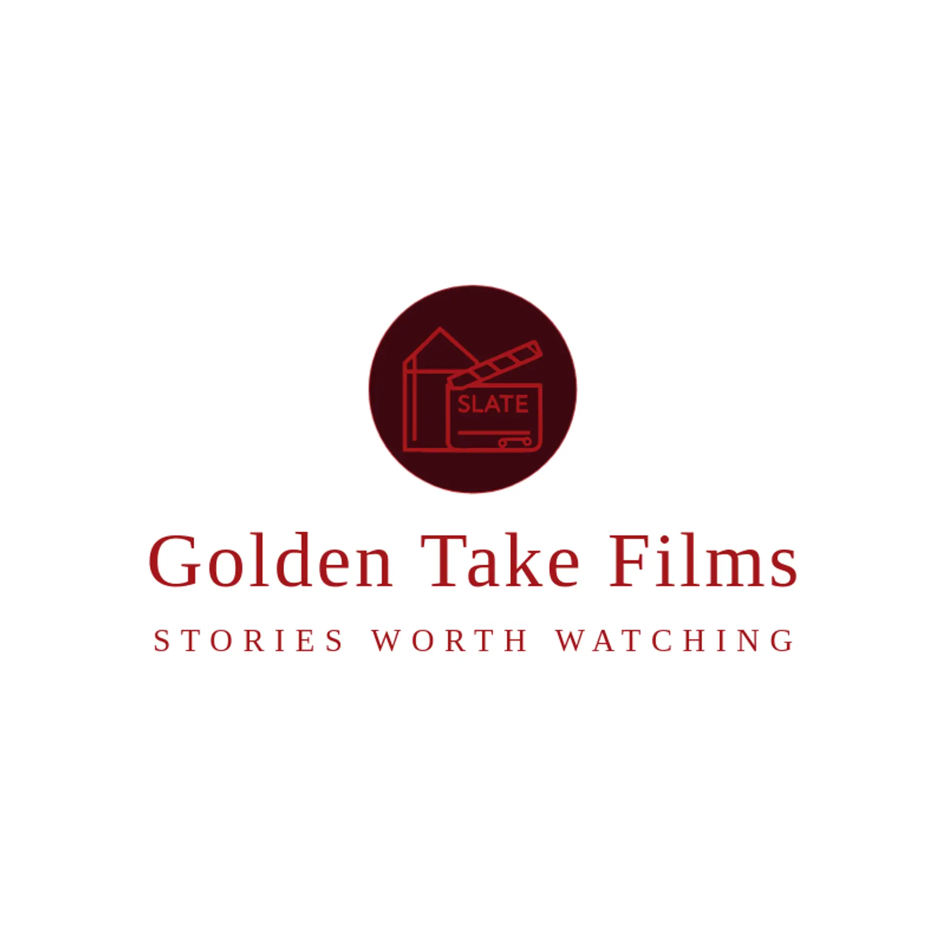 Golden Take Films logo for movie studio