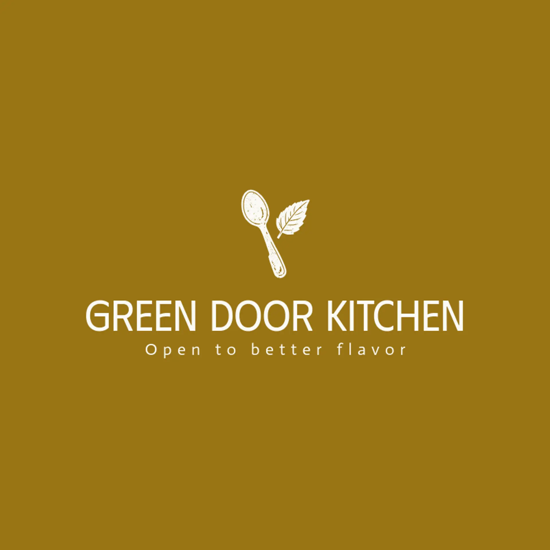 Green Door Kitchen logo for kitchen