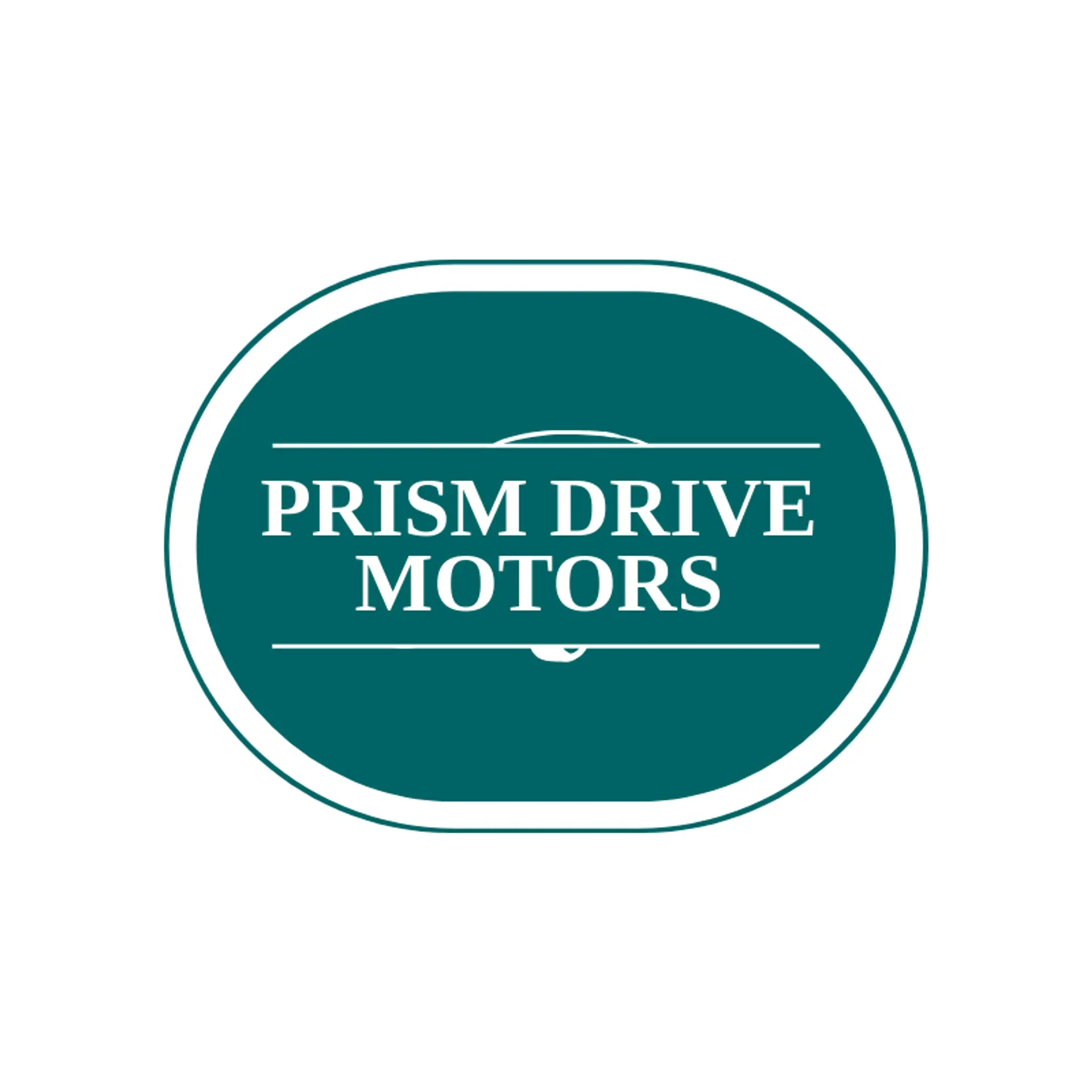 Prism Drive Motors logo for sedan