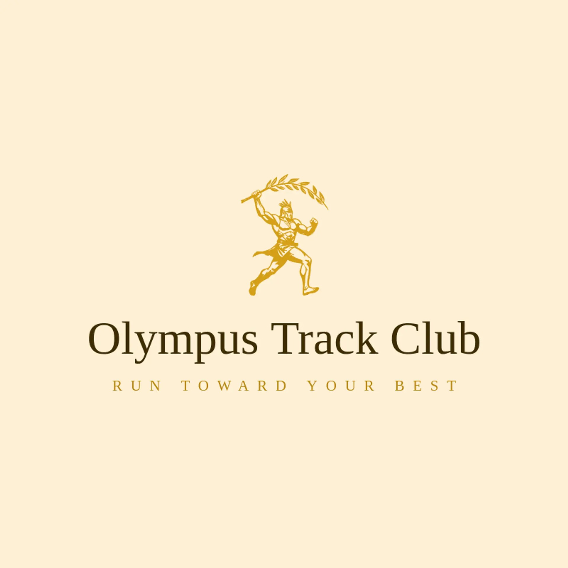 Olympus Track Club logo for spartan
