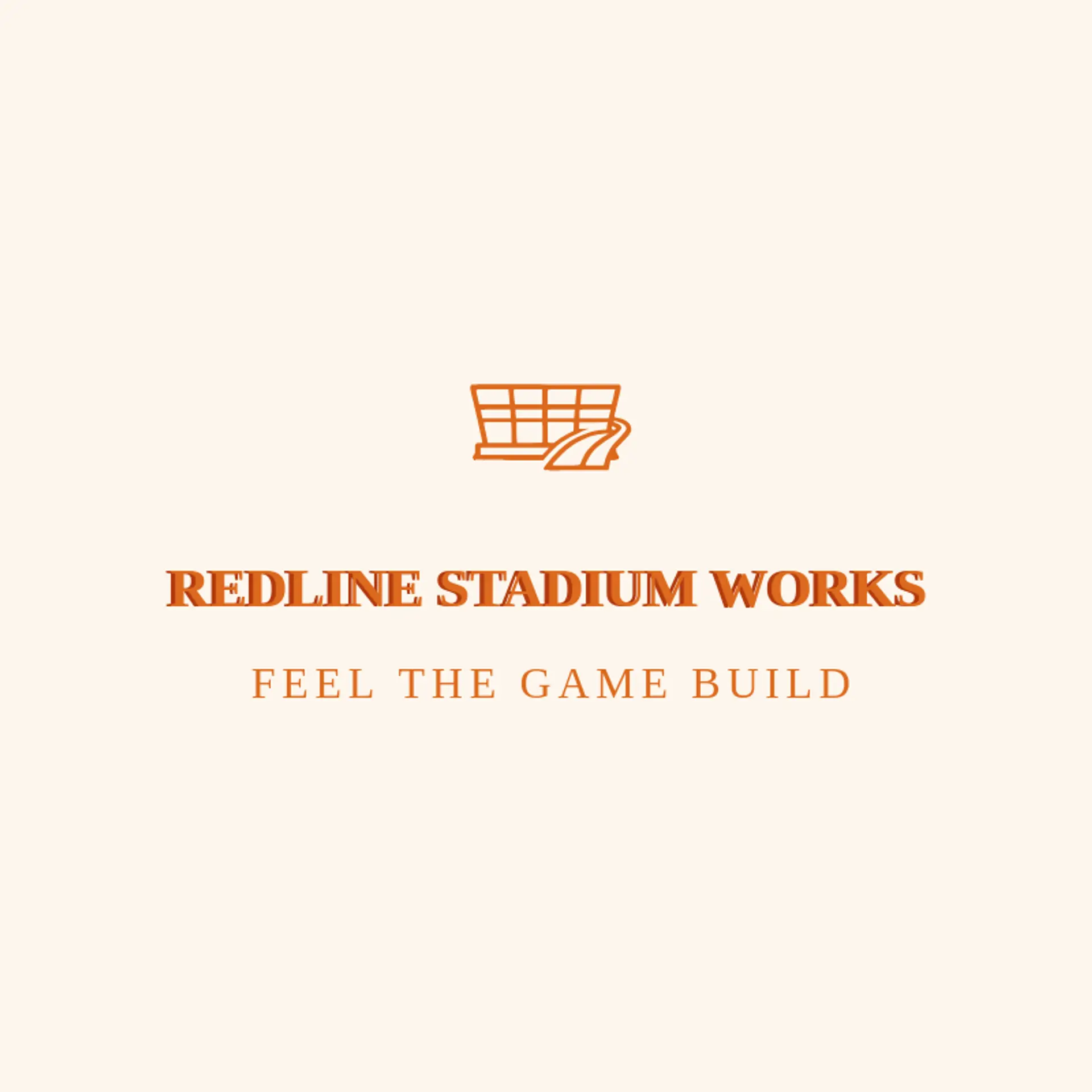Redline Stadium Works logo for stadium