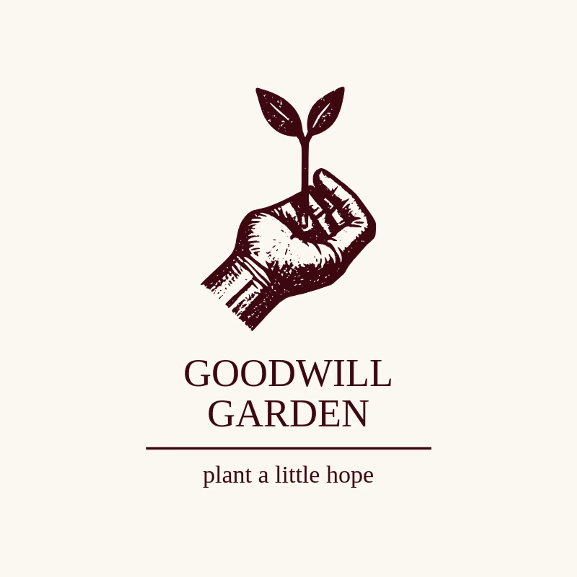 Goodwill Garden logo for volunteer