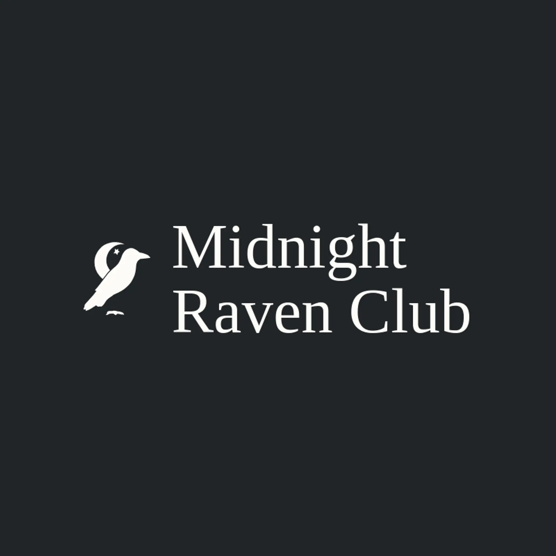 Midnight Raven Club logo for raven
