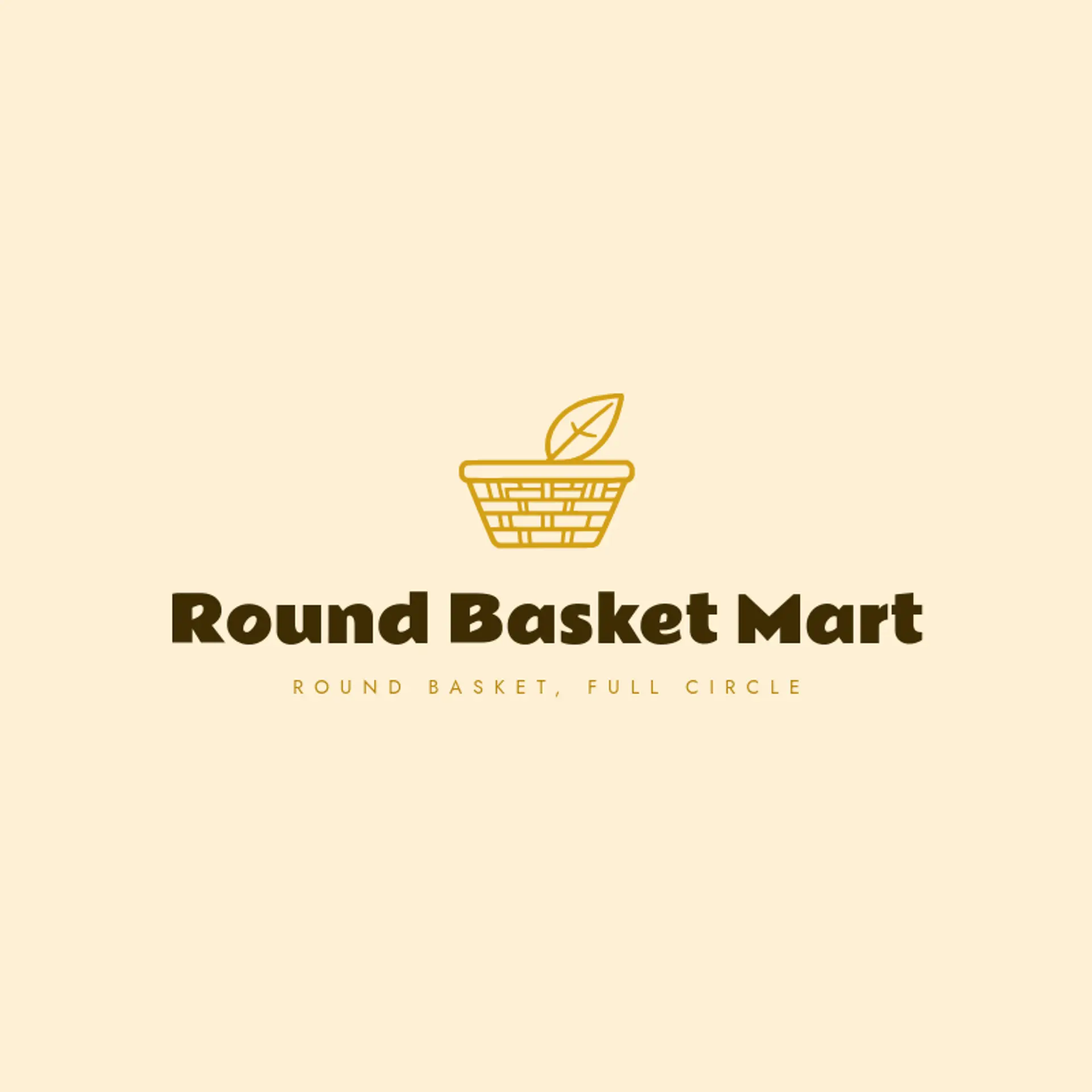 Round Basket Mart logo for mart