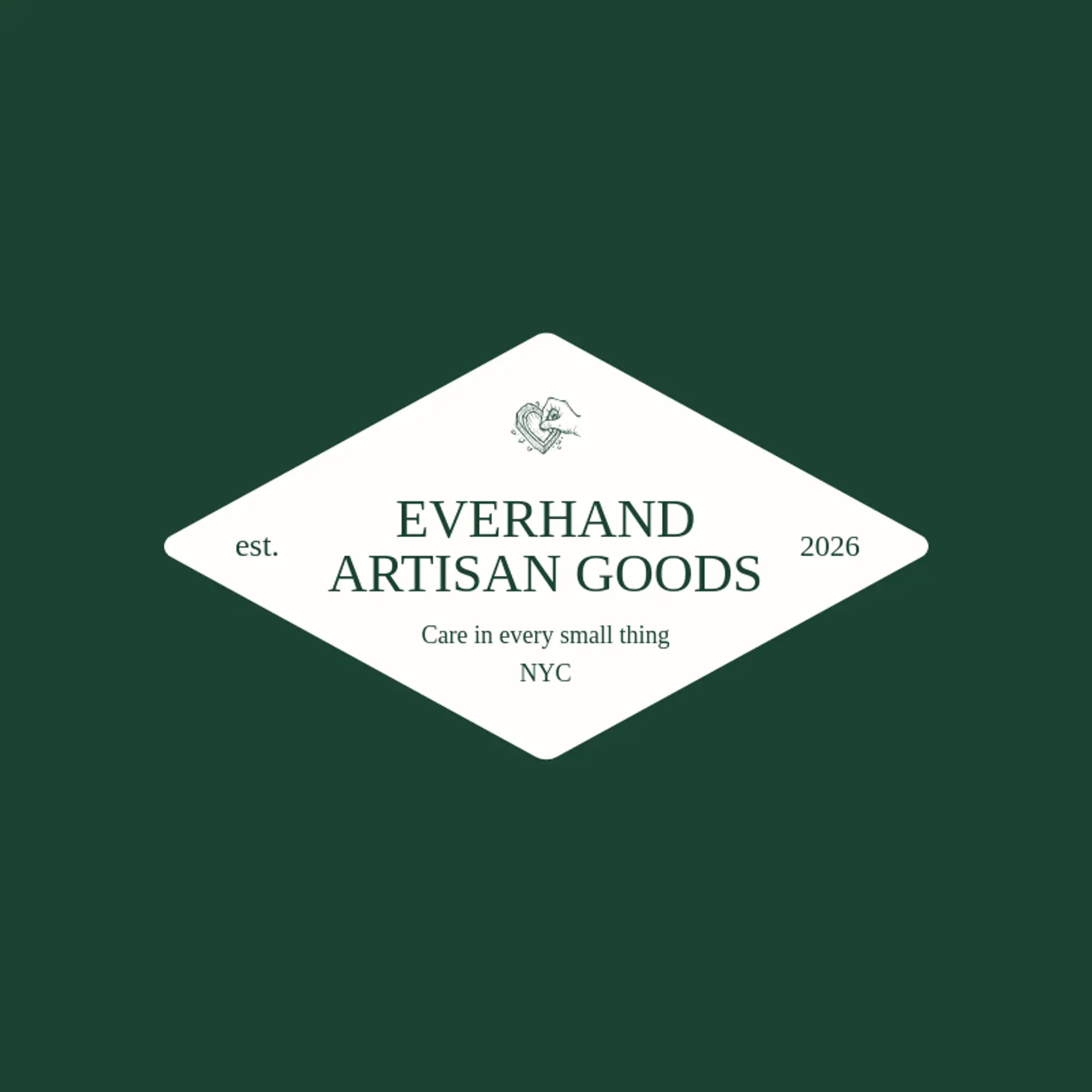 Everhand Artisan Goods logo for artisan
