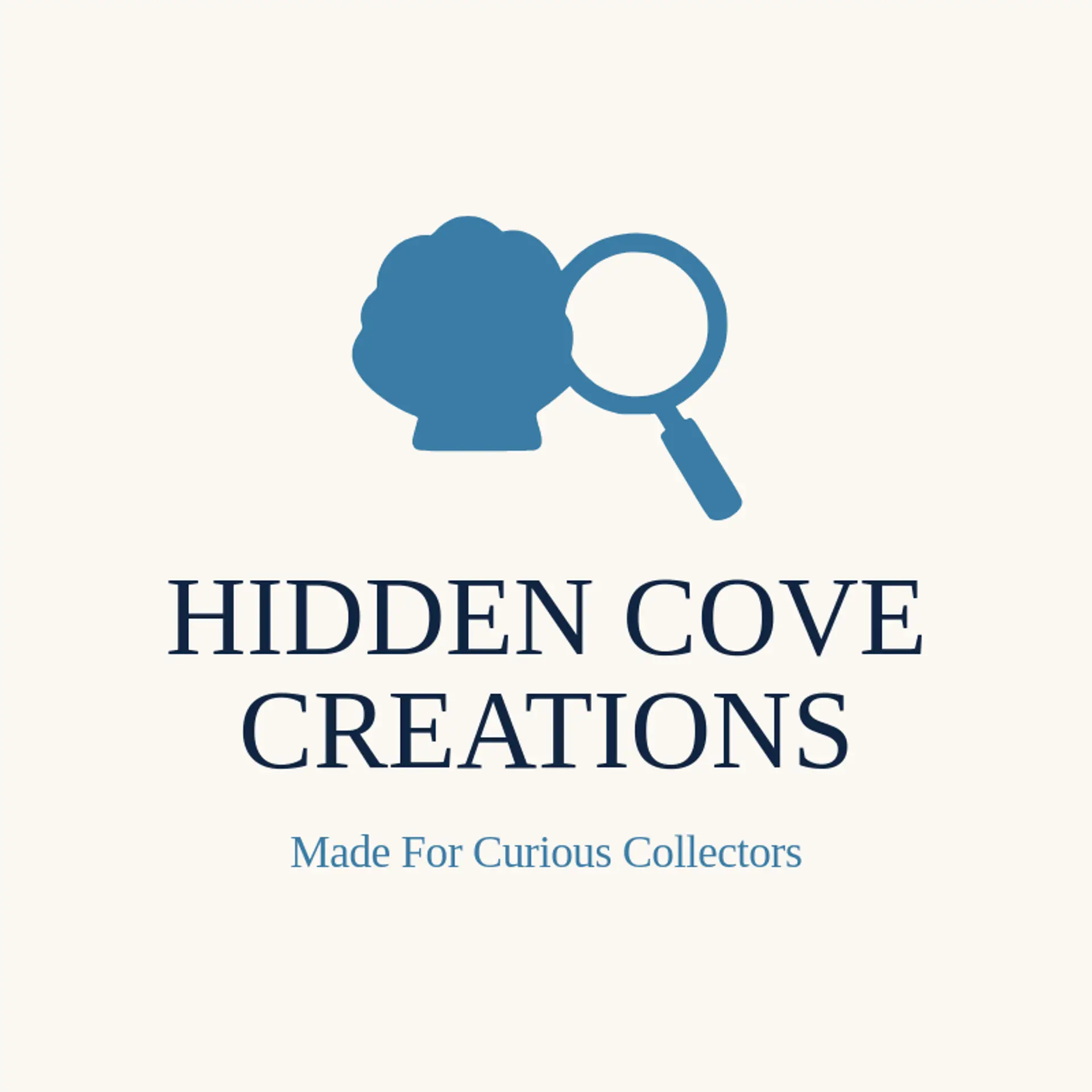 Hidden Cove Creations logo for shell
