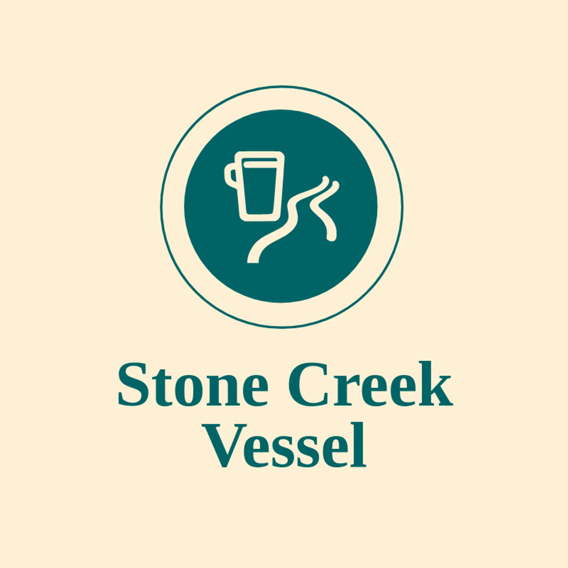Stone Creek Vessel logo for tumbler