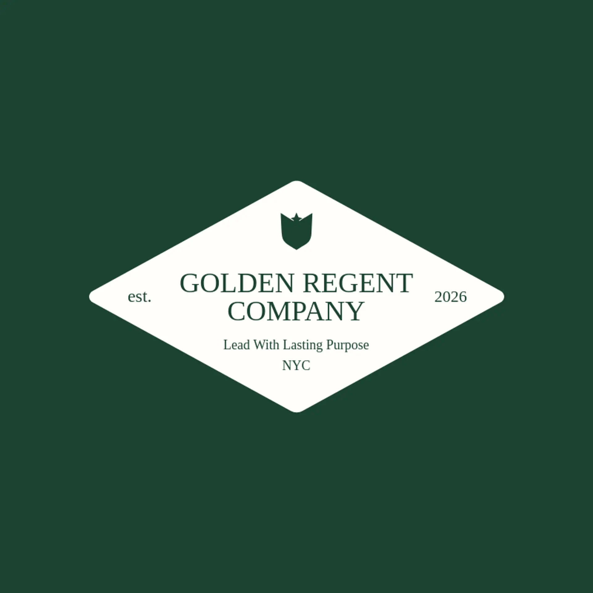 Golden Regent Company logo for emperor