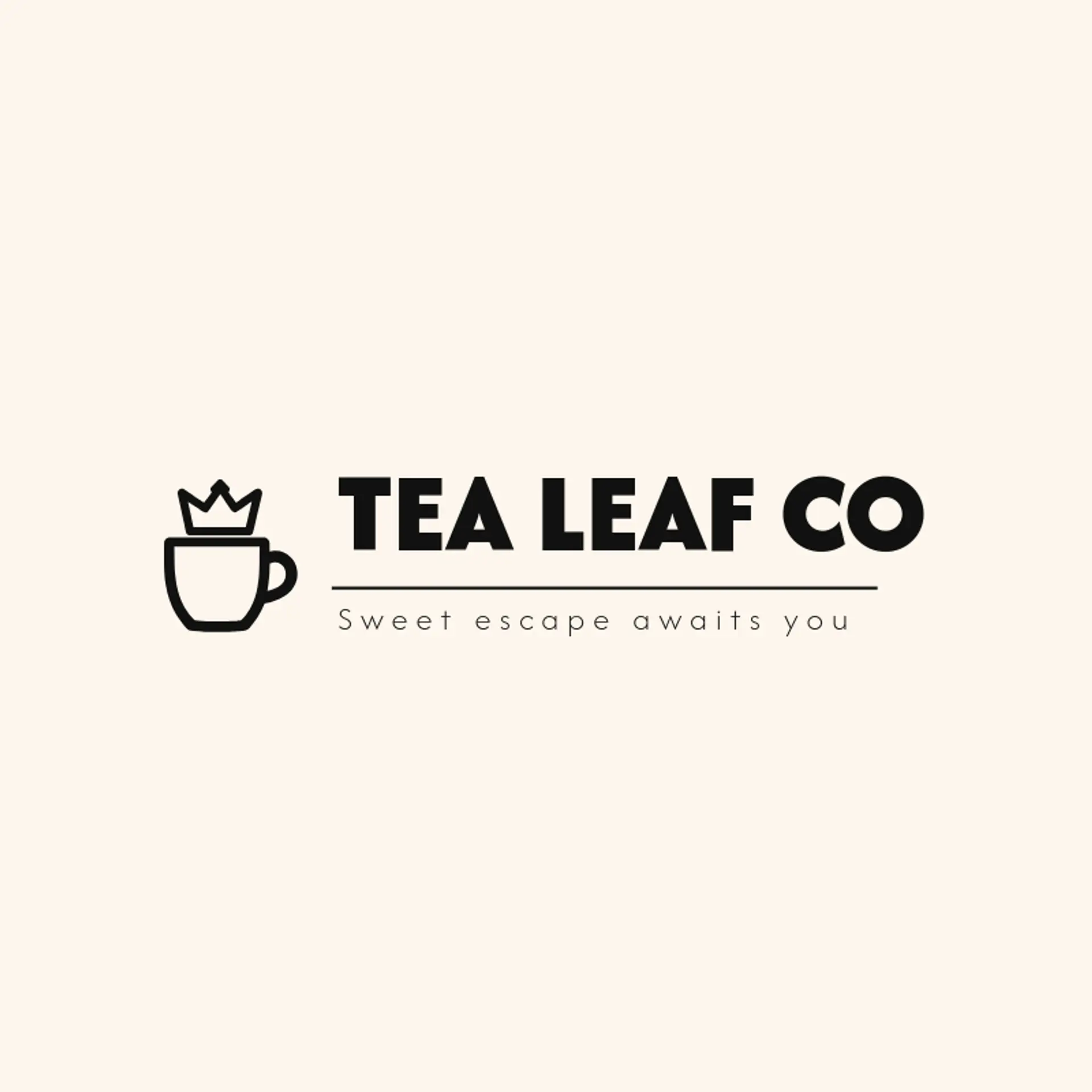 Tea Leaf Co logo for milk tea