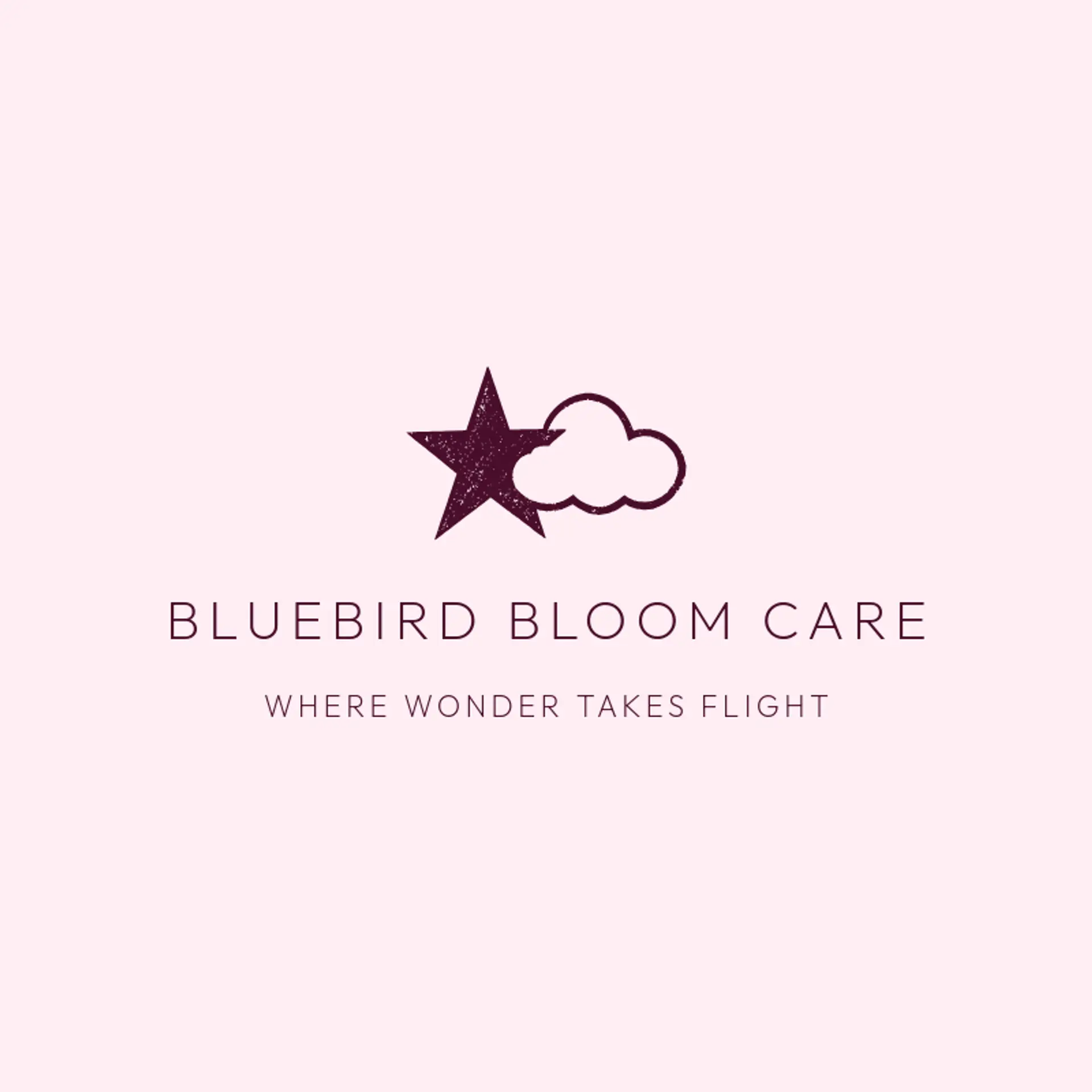 Bluebird Bloom Care logo for daycare