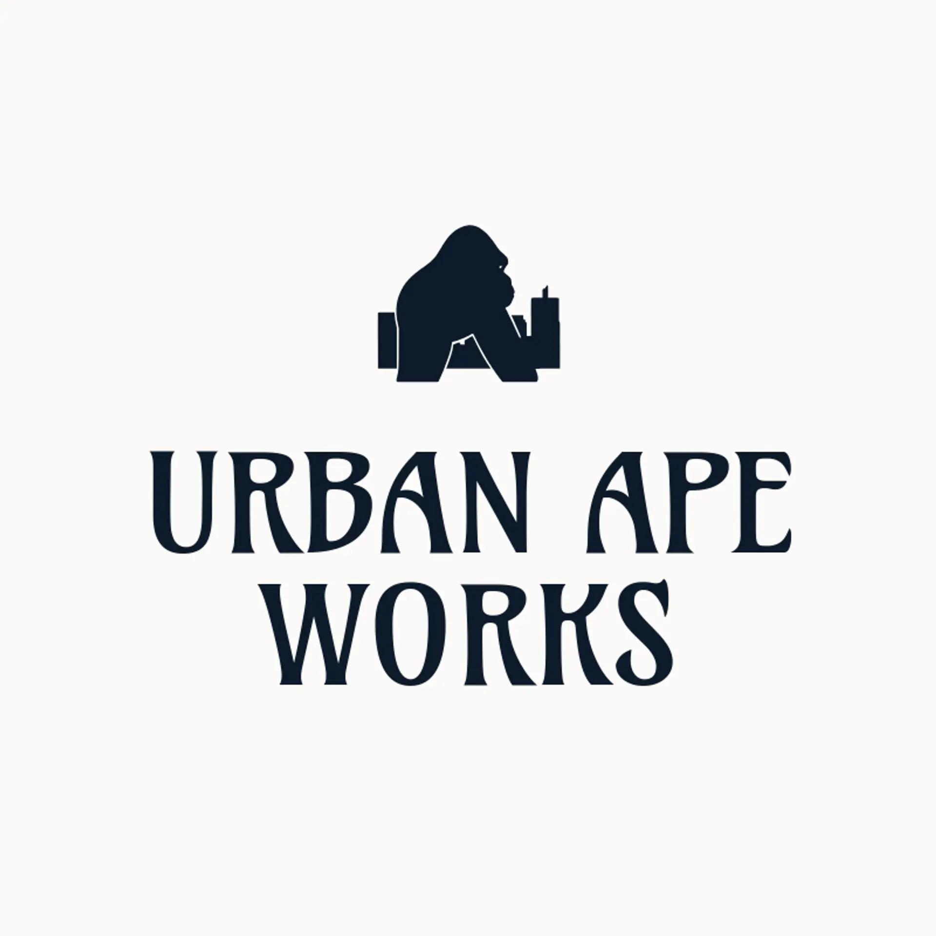 Urban Ape Works logo for gorilla