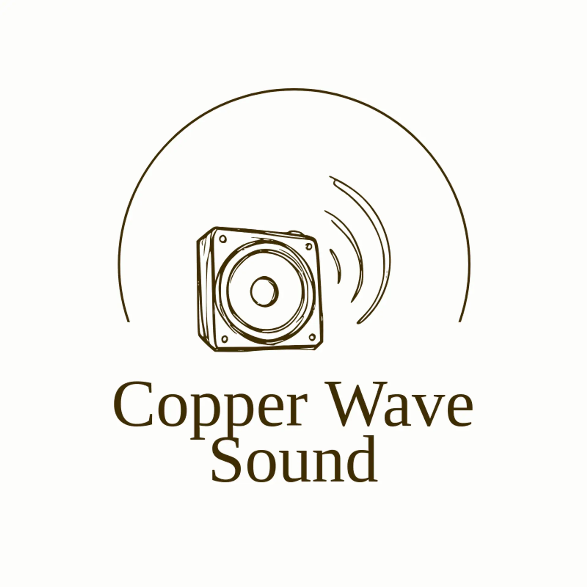 Copper Wave Sound logo for stereo