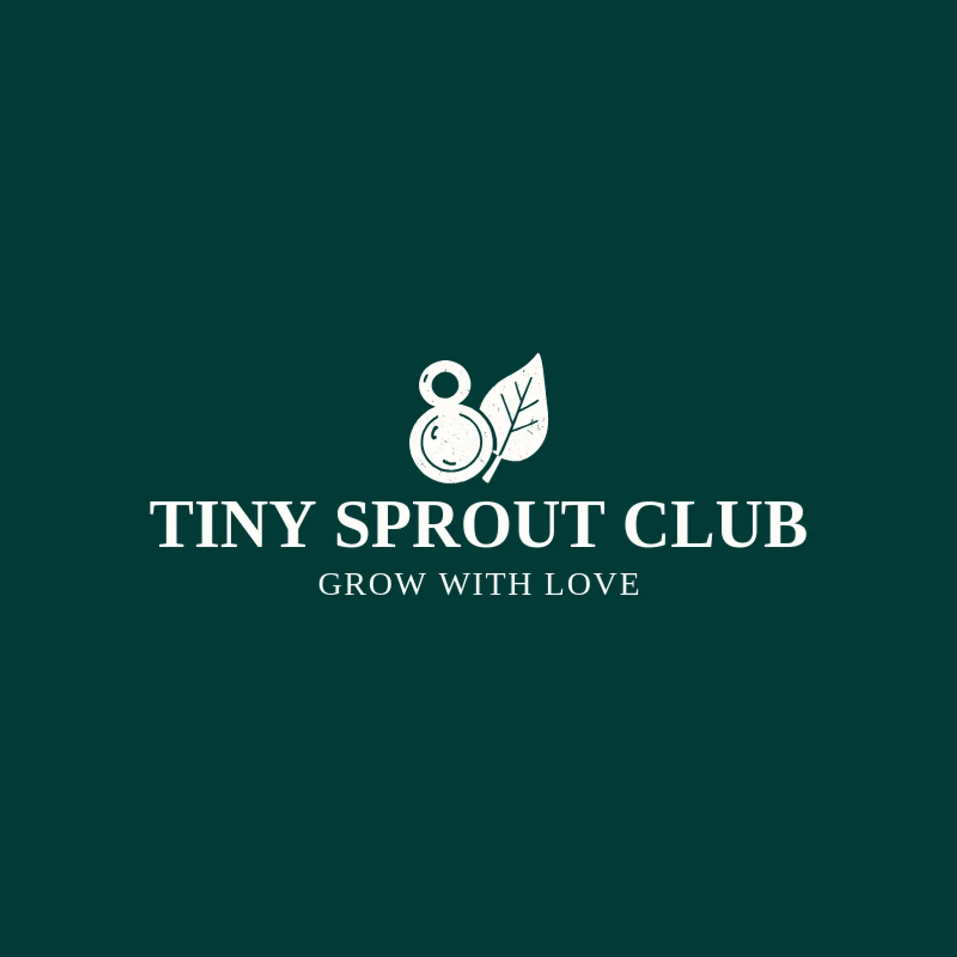 Tiny Sprout Club logo for baby