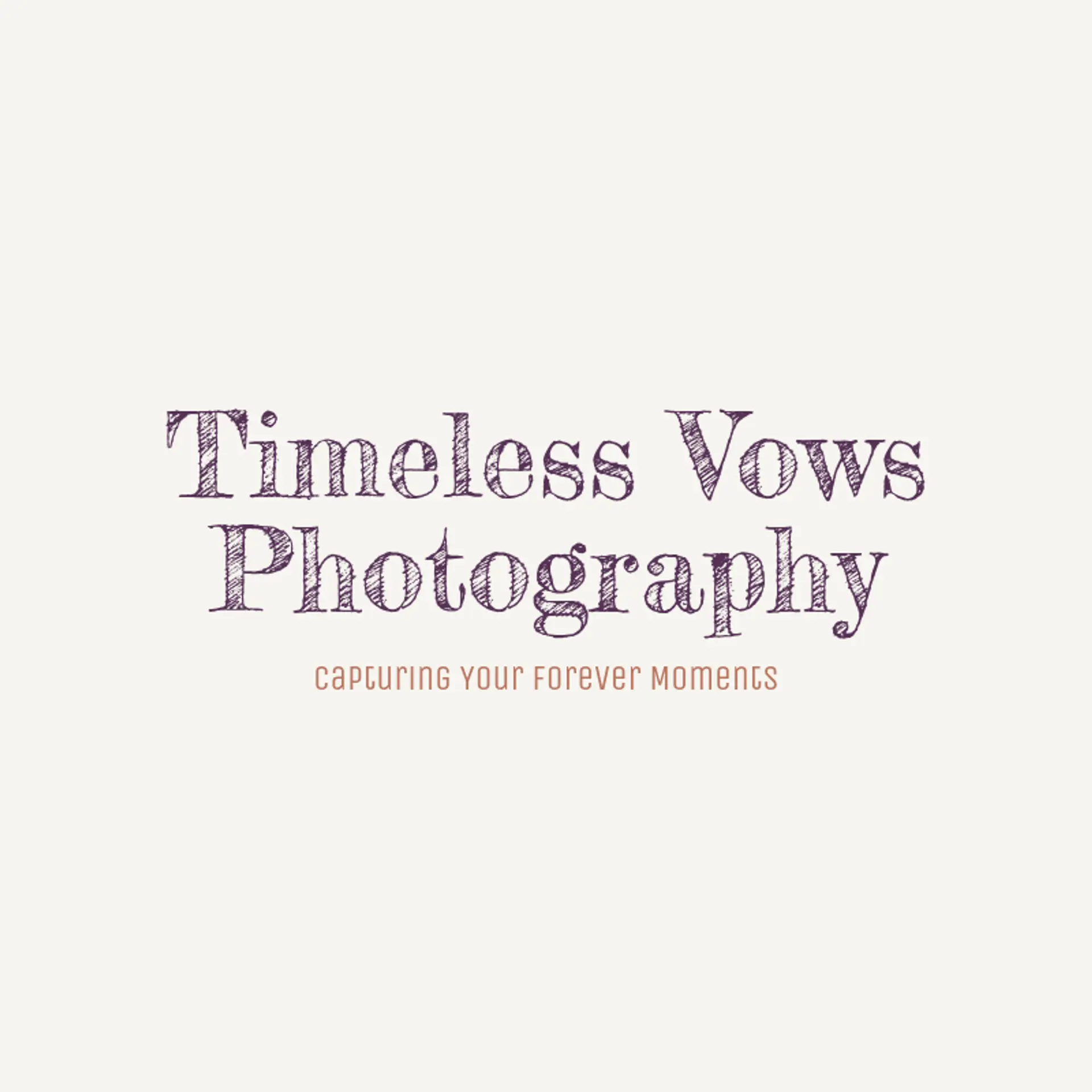 Timeless Vows Photography logo for wedding photographer