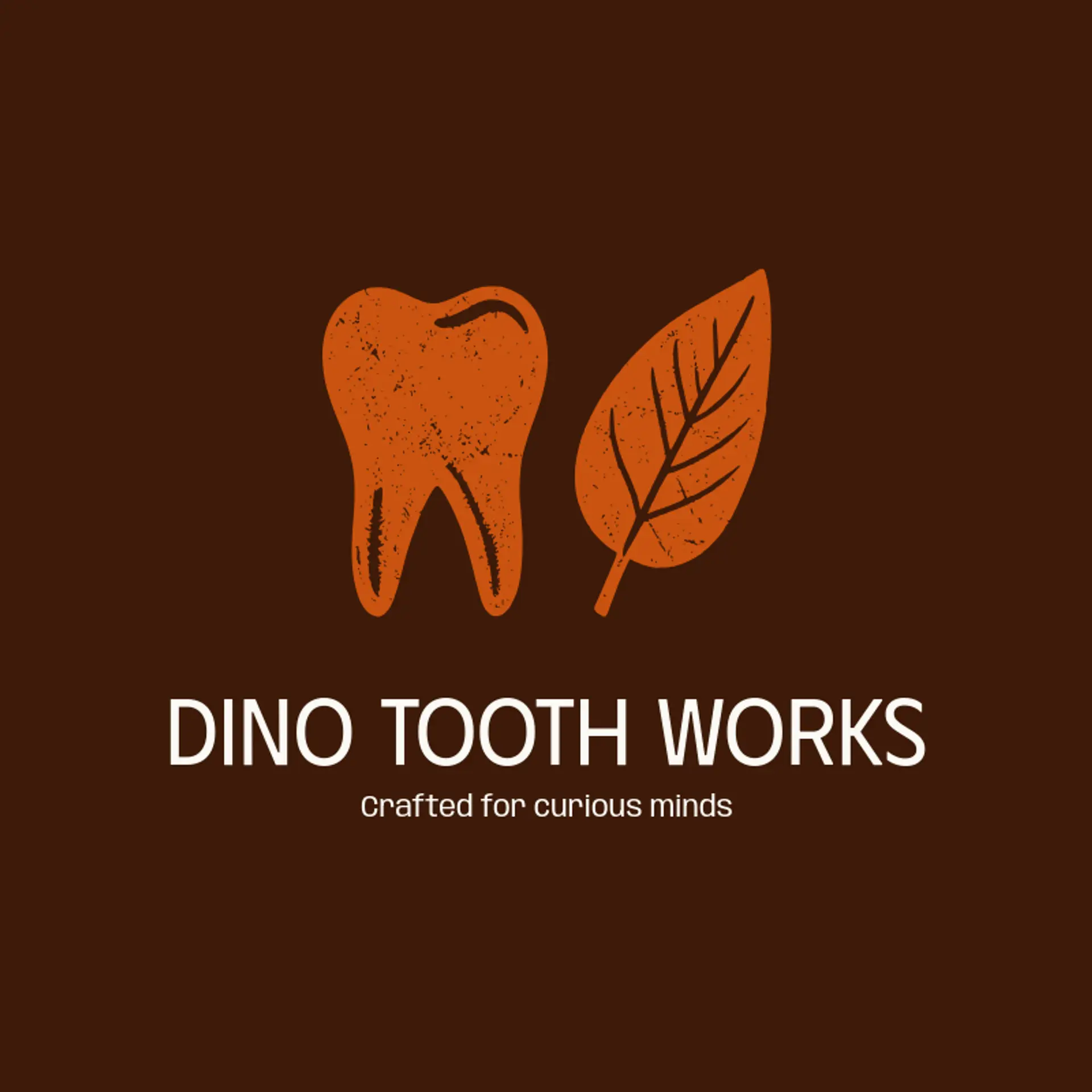 Dino Tooth Works logo for dinosaur