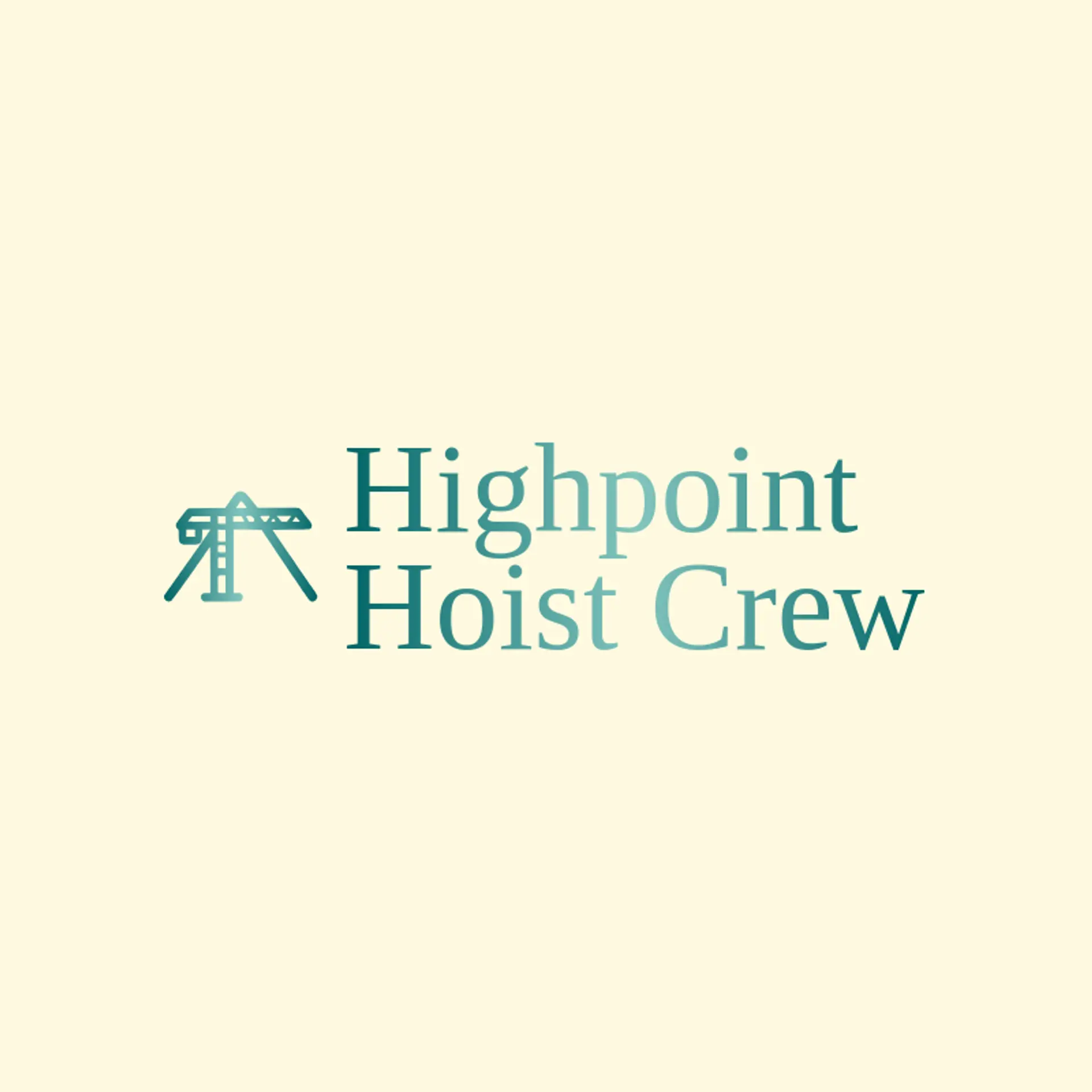 Highpoint Hoist Crew logo for crane