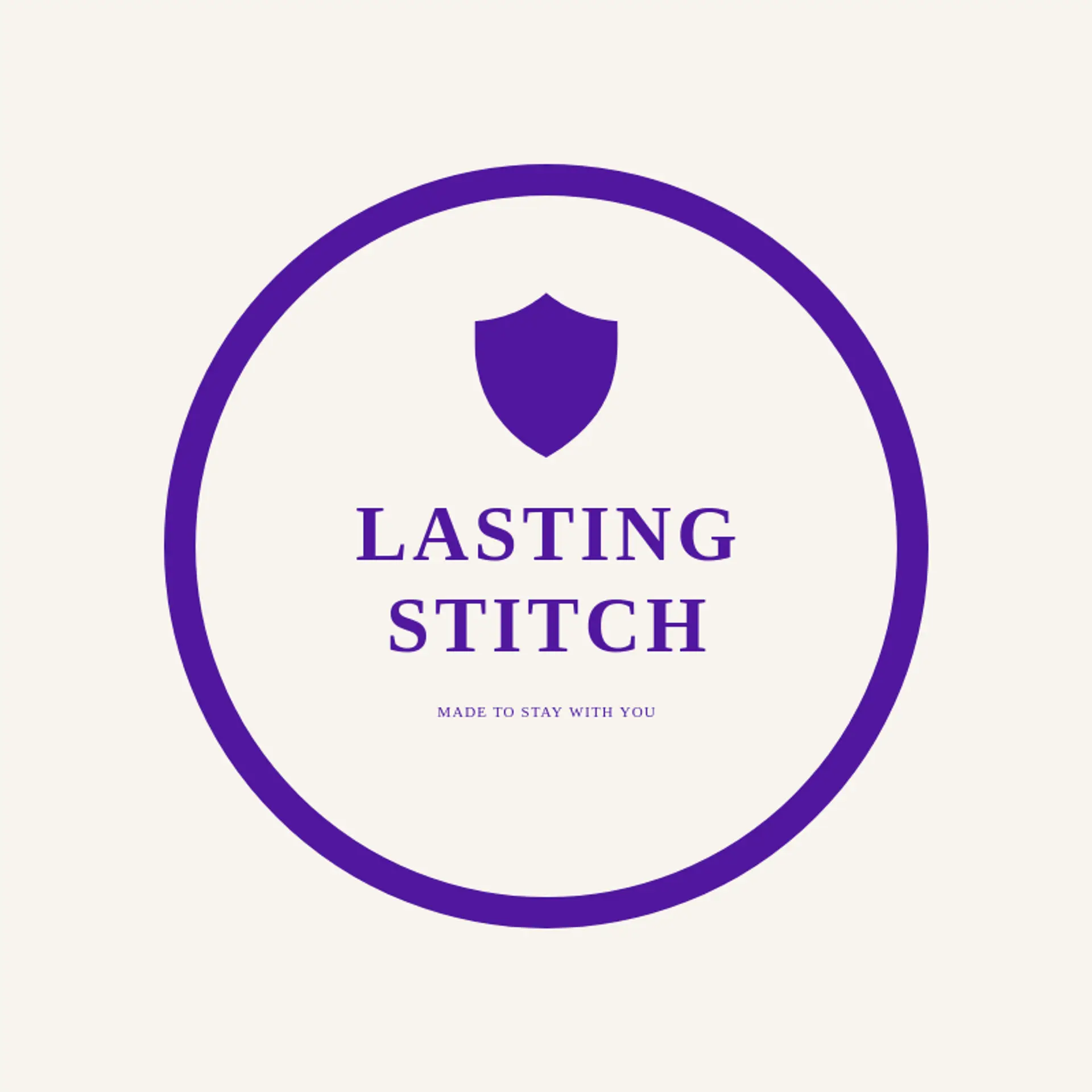 Lasting Stitch logo for clothes