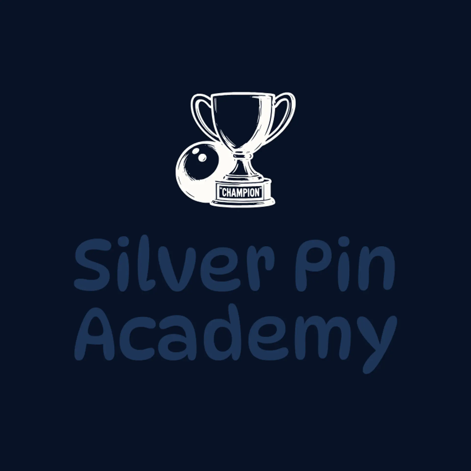 Silver Pin Academy logo for bowling
