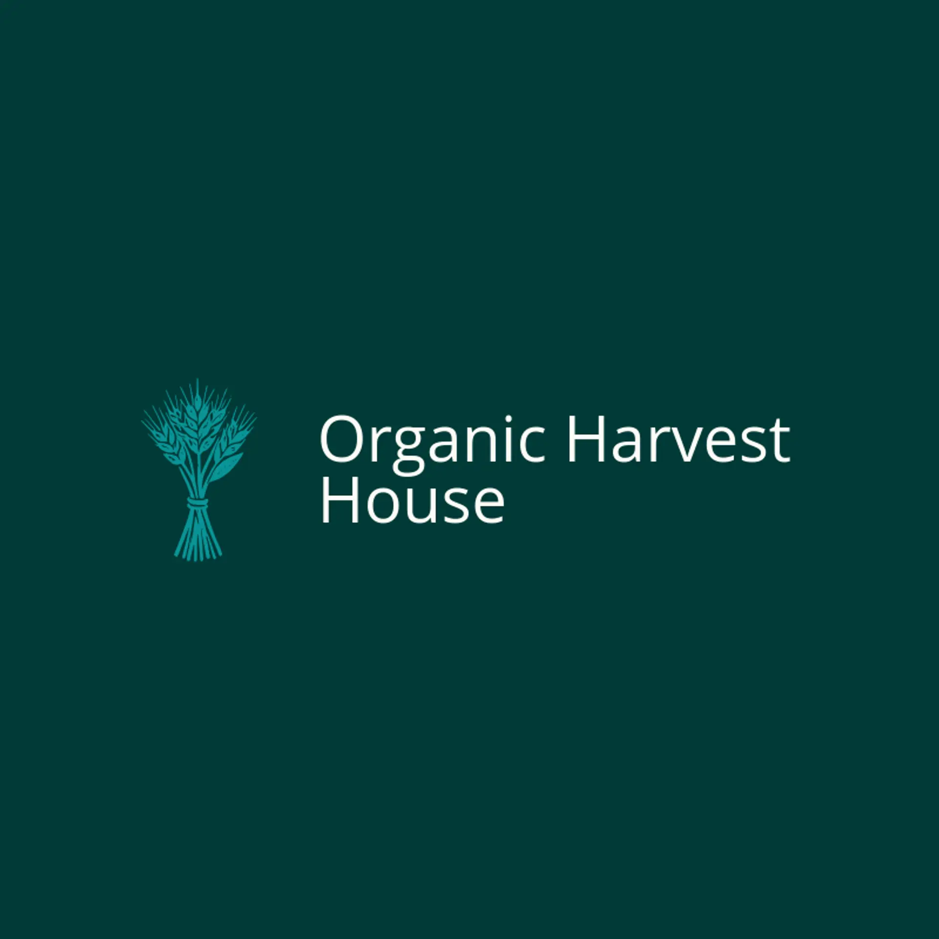 Organic Harvest House logo for natural