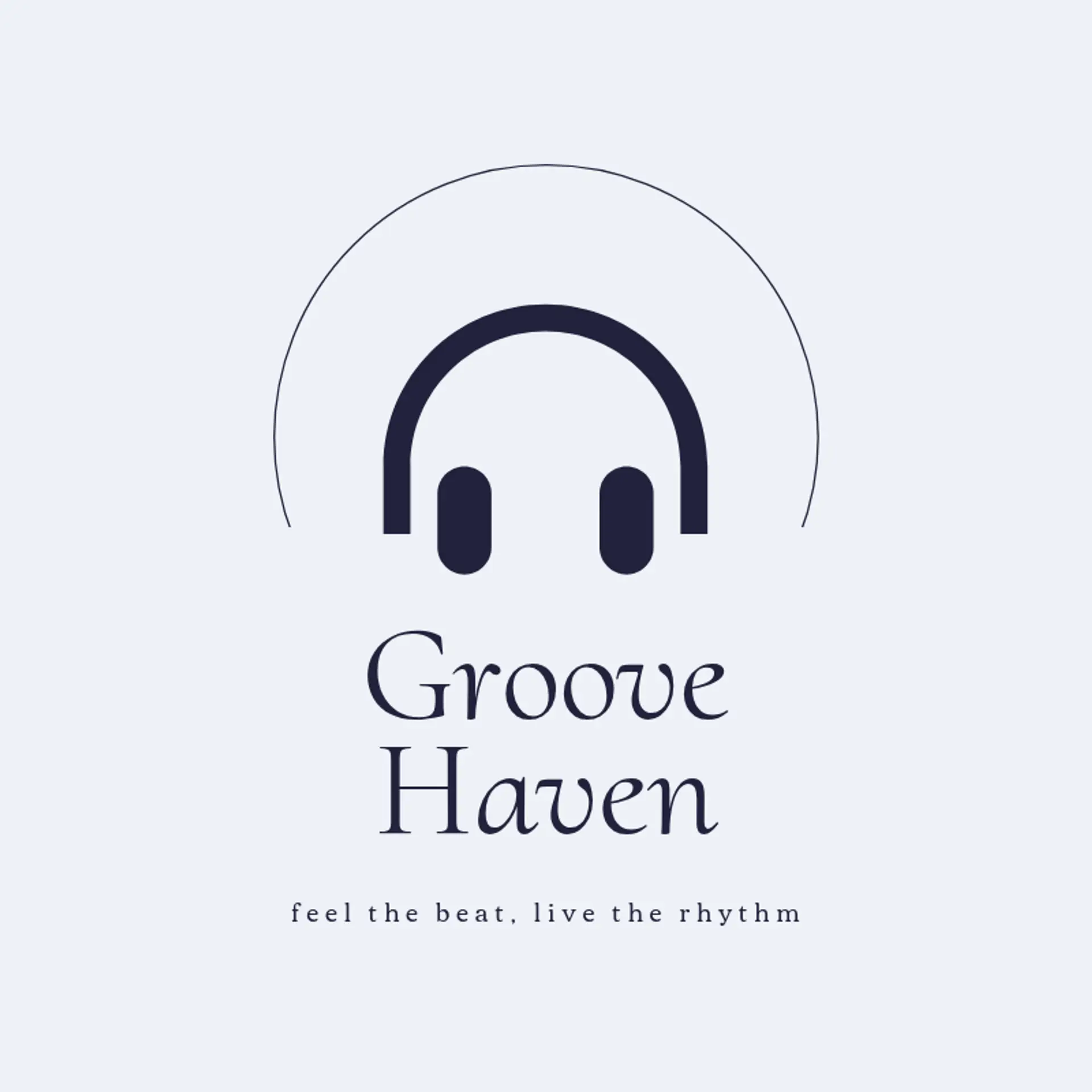 Pulse Rhythm logo for house music