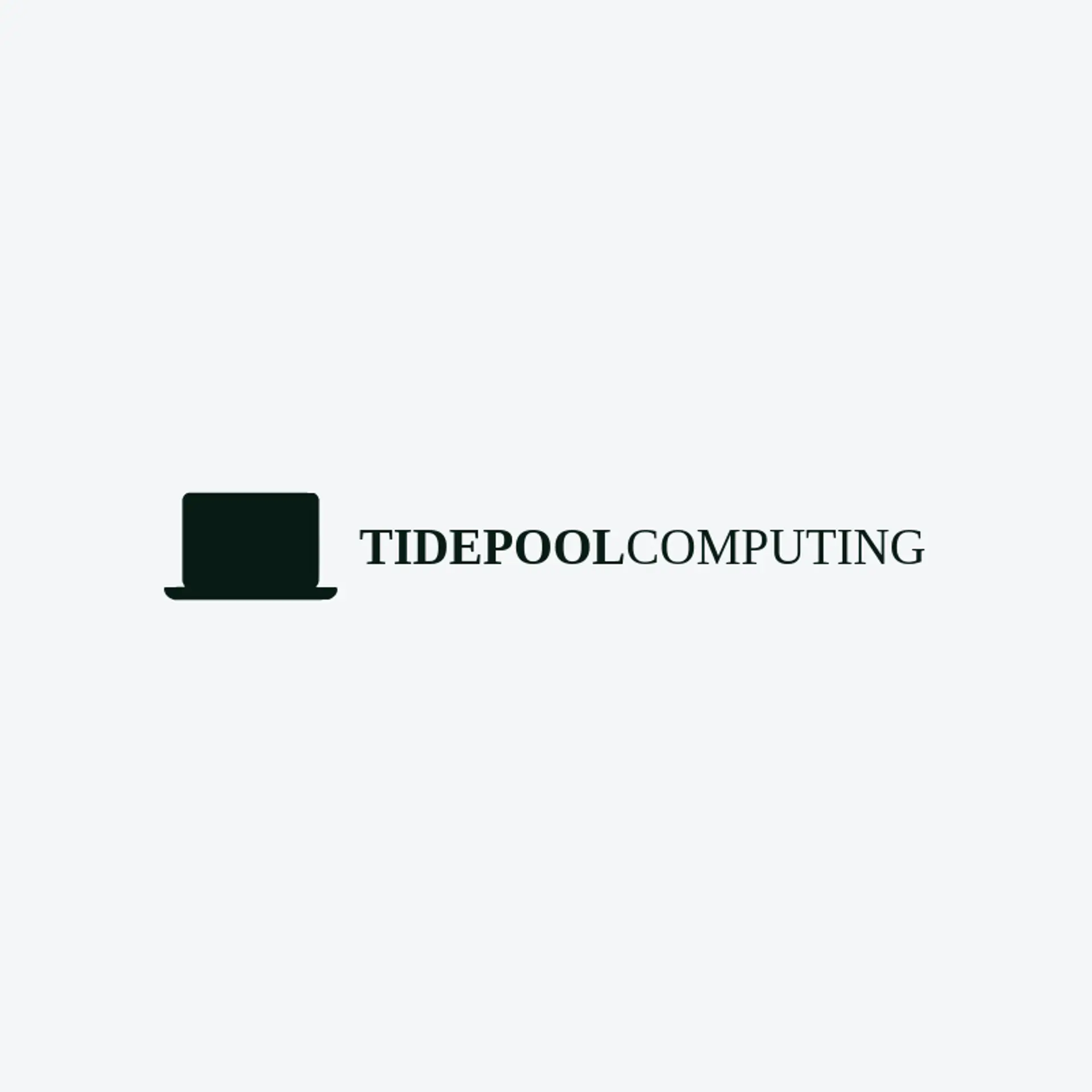 Tidepool Computing logo for laptop