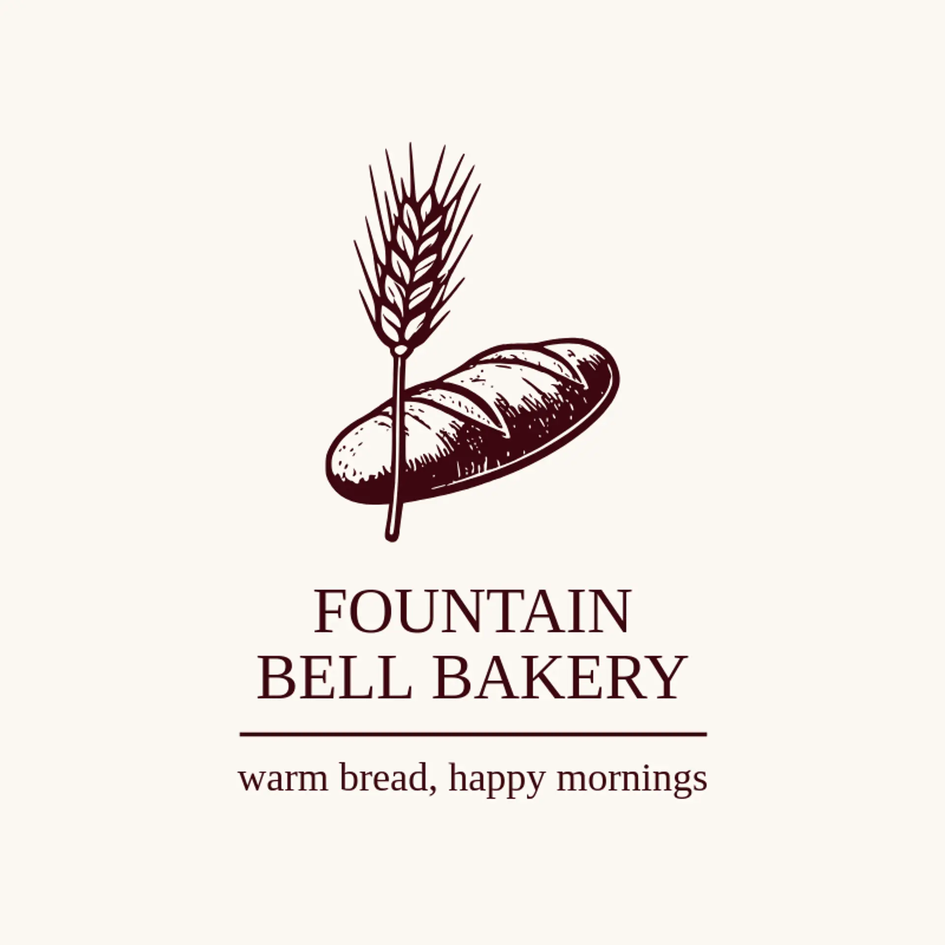Fountain Bell Bakery logo for rome