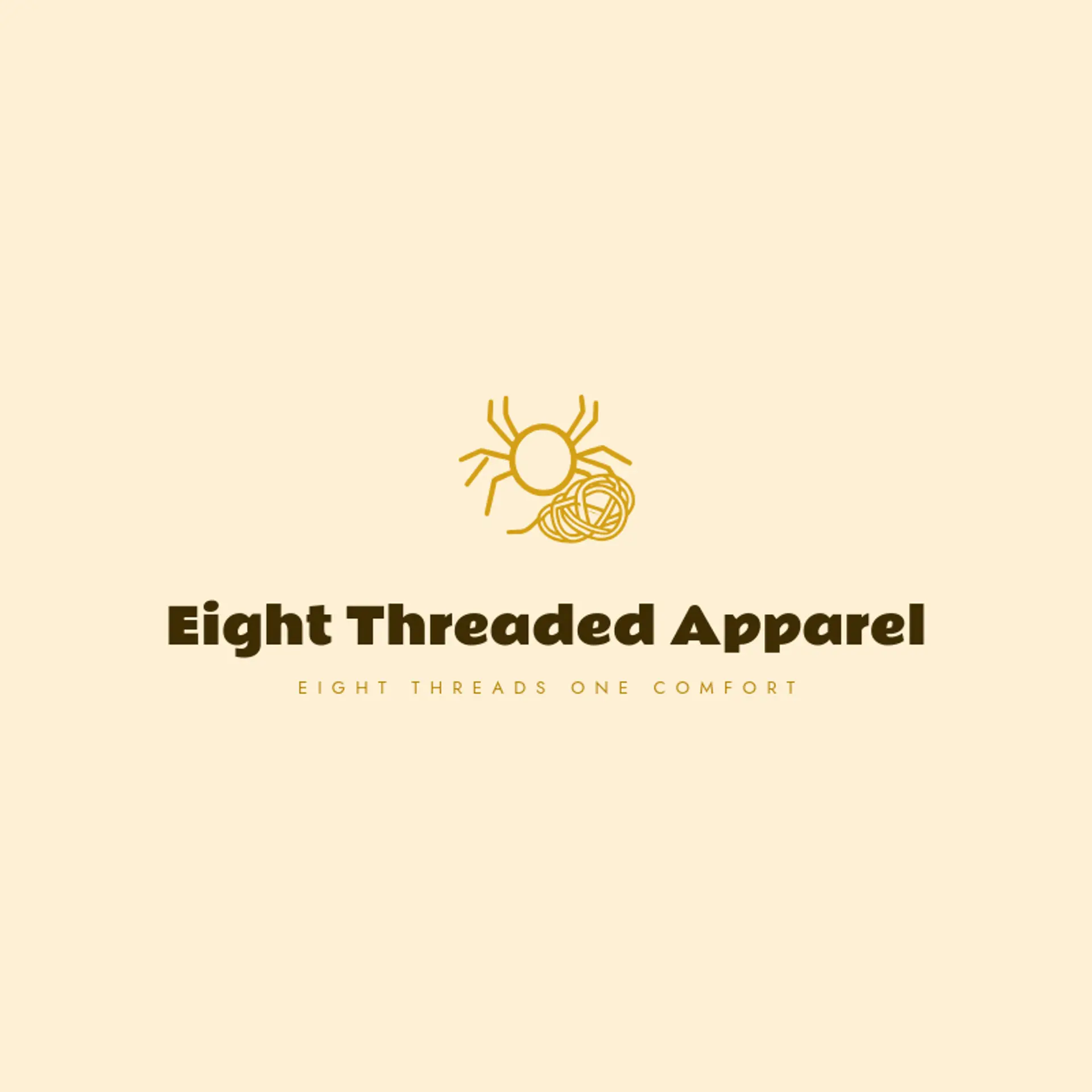 Eight Threaded Apparel logo for spider