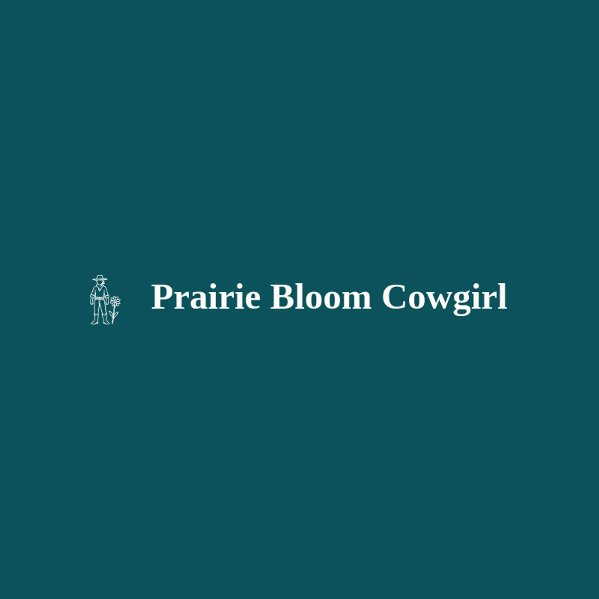Prairie Bloom Cowgirl logo for cowgirl