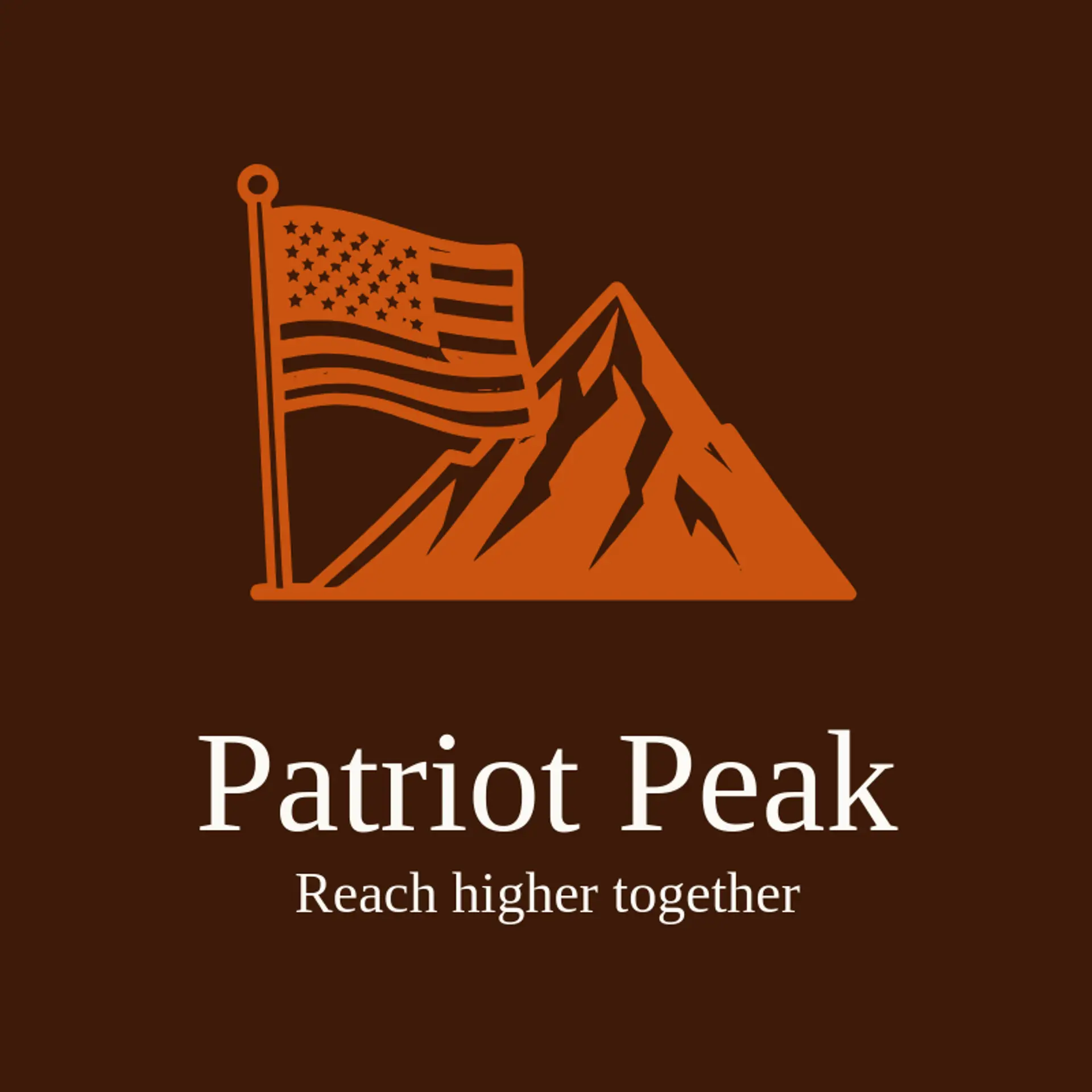 Patriot Peak logo for usa flag