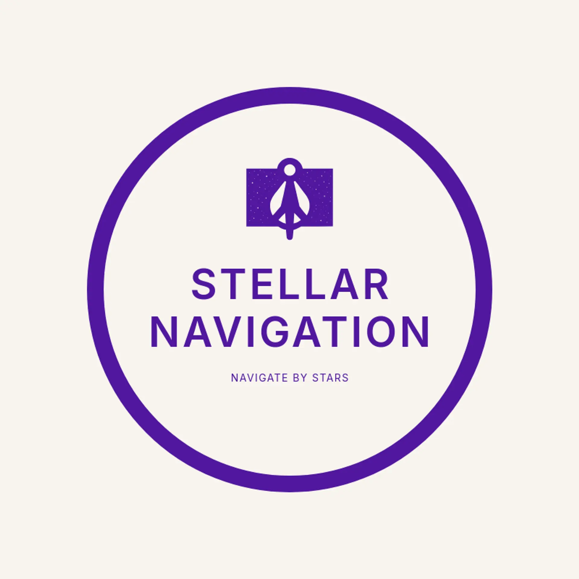 Stellar Navigation logo for compass
