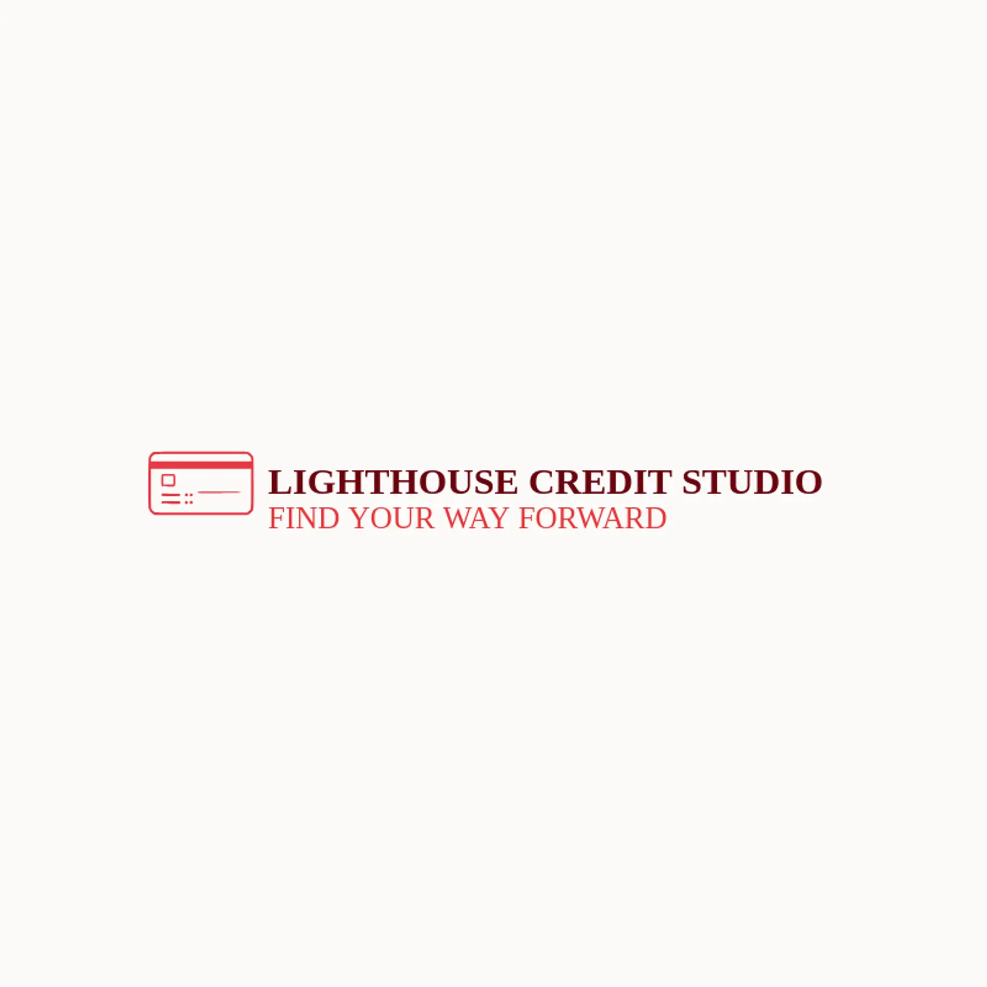 Lighthouse Credit Studio logo for credit card