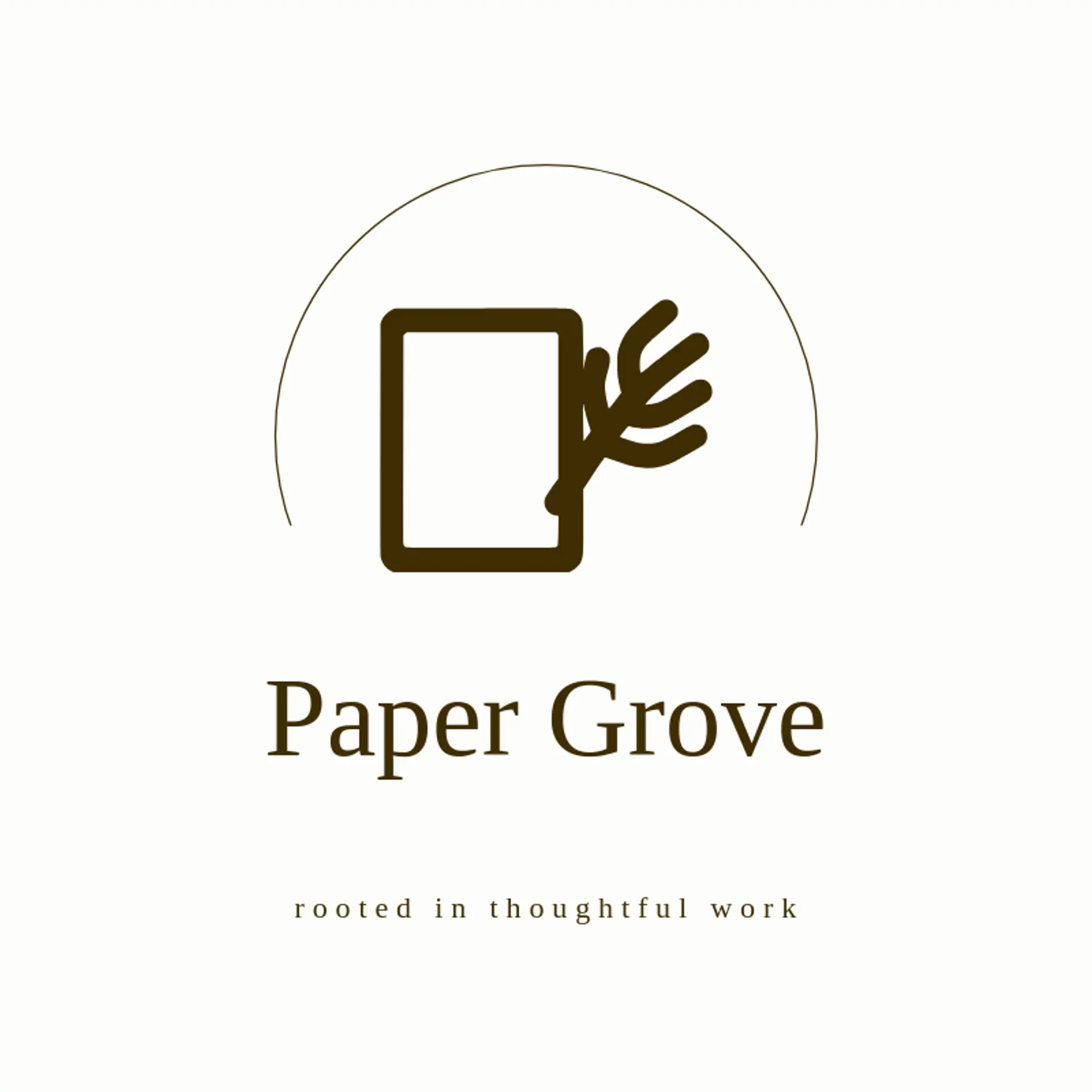 Paper Grove logo for paper