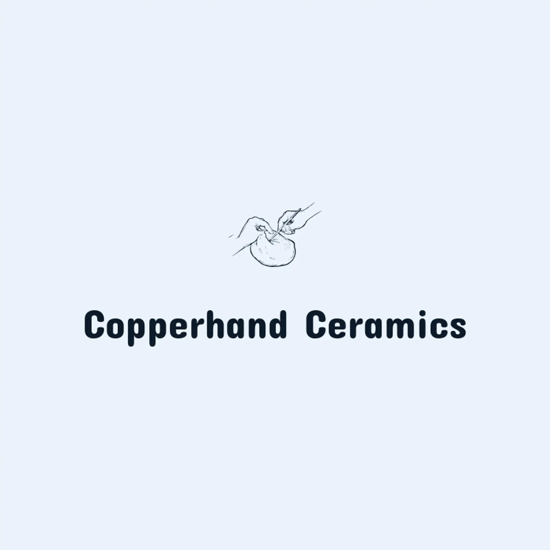 Copperhand Ceramics logo for clay