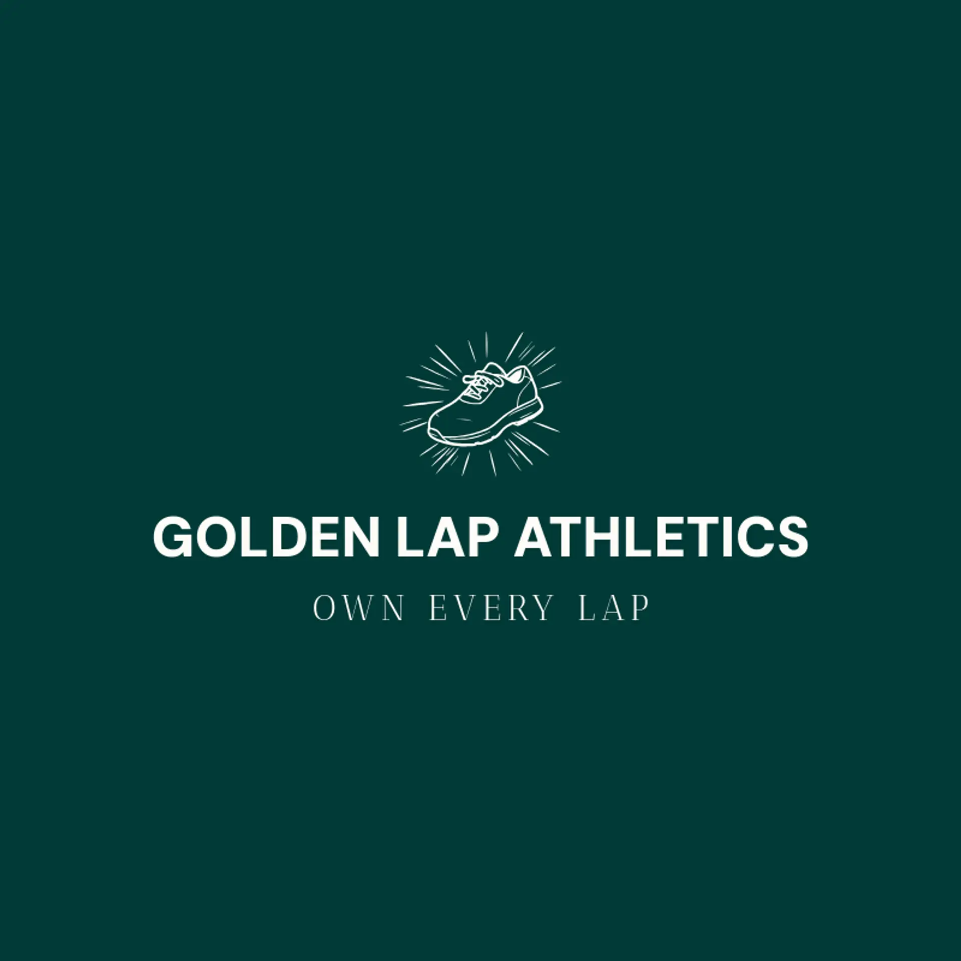 Golden Lap Athletics logo for track