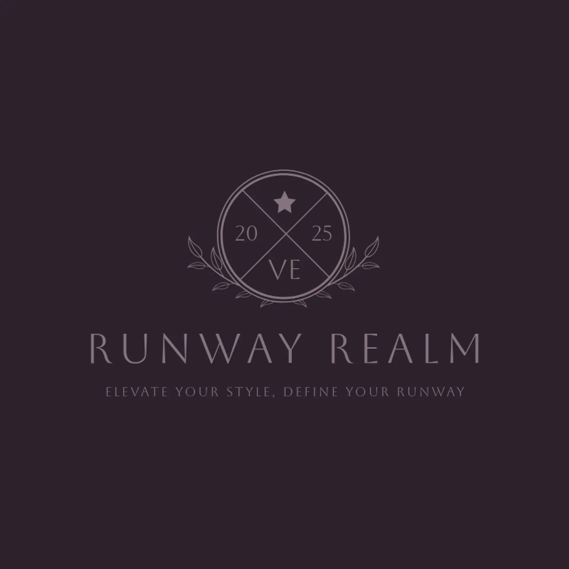 Runway Realm logo for fashion store