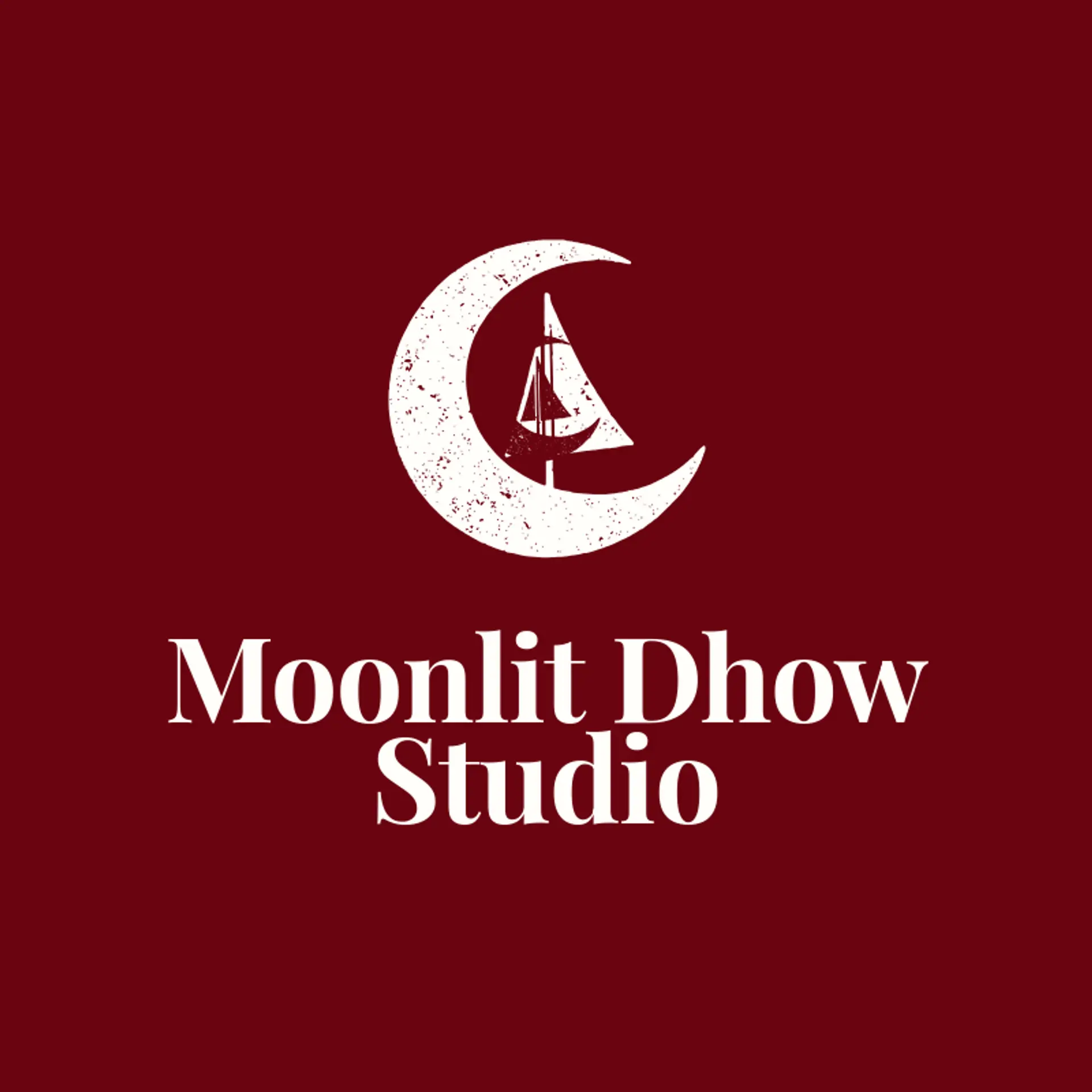 Moonlit Dhow Studio logo for arabic