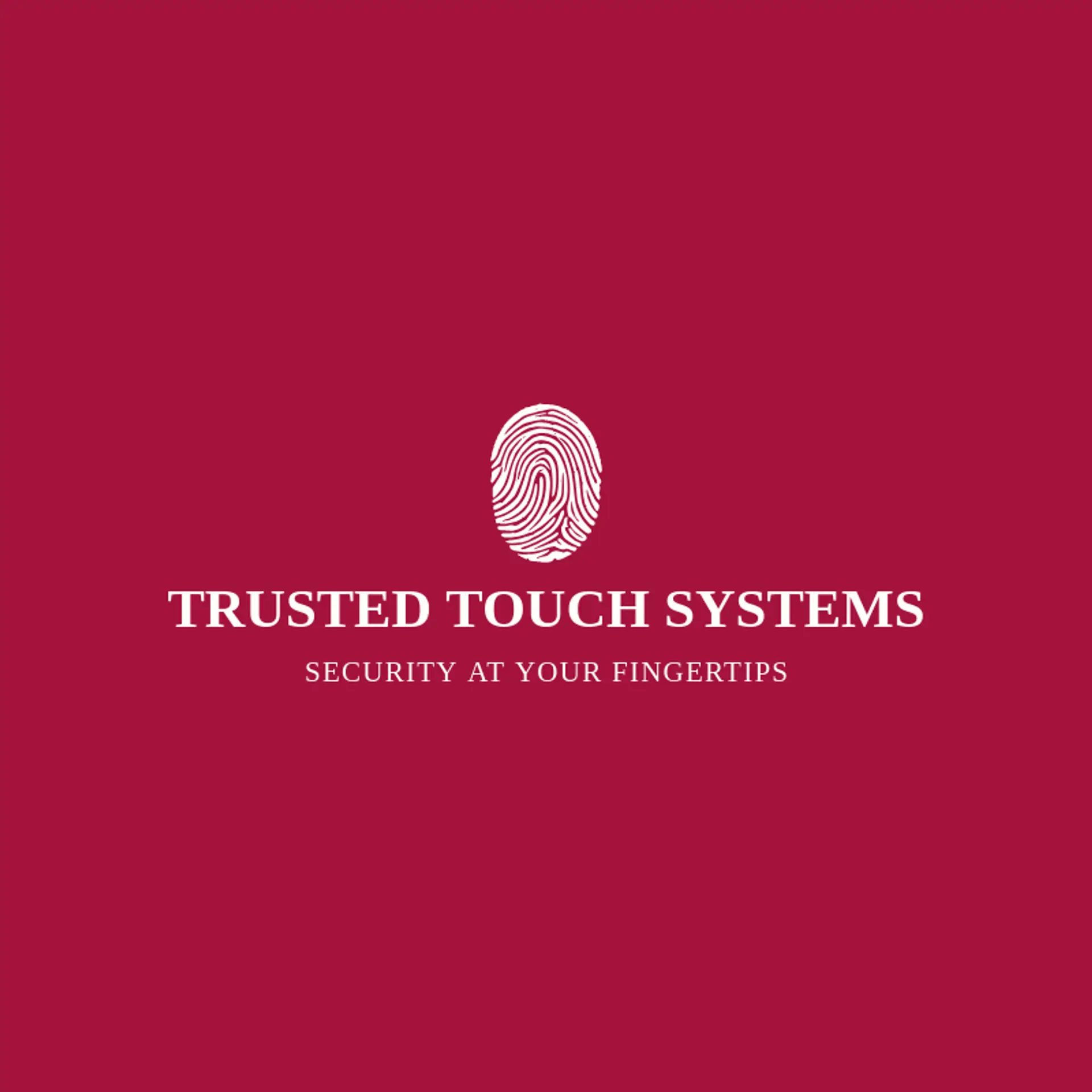 Trusted Touch Systems logo for fingerprint