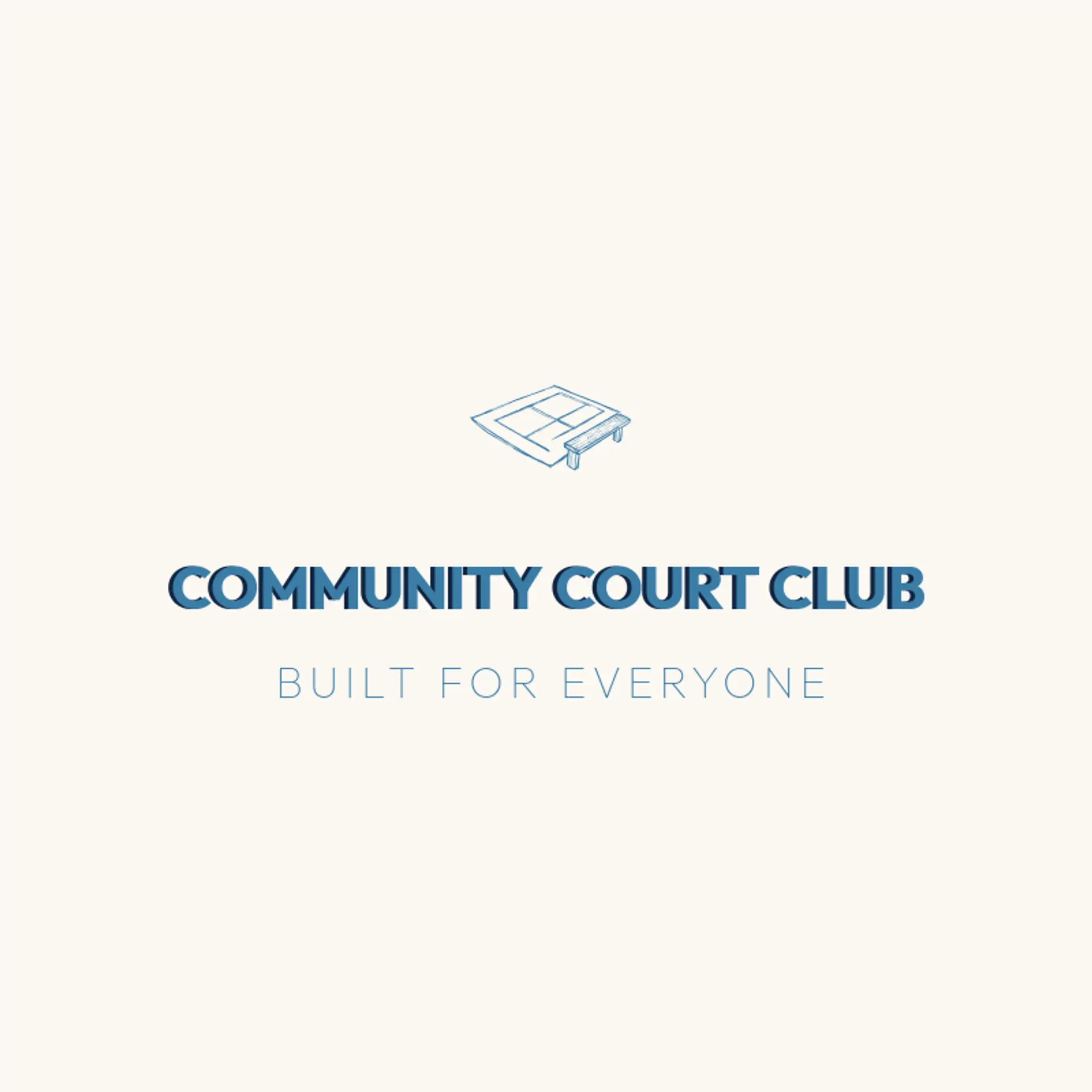 Community Court Club logo for court