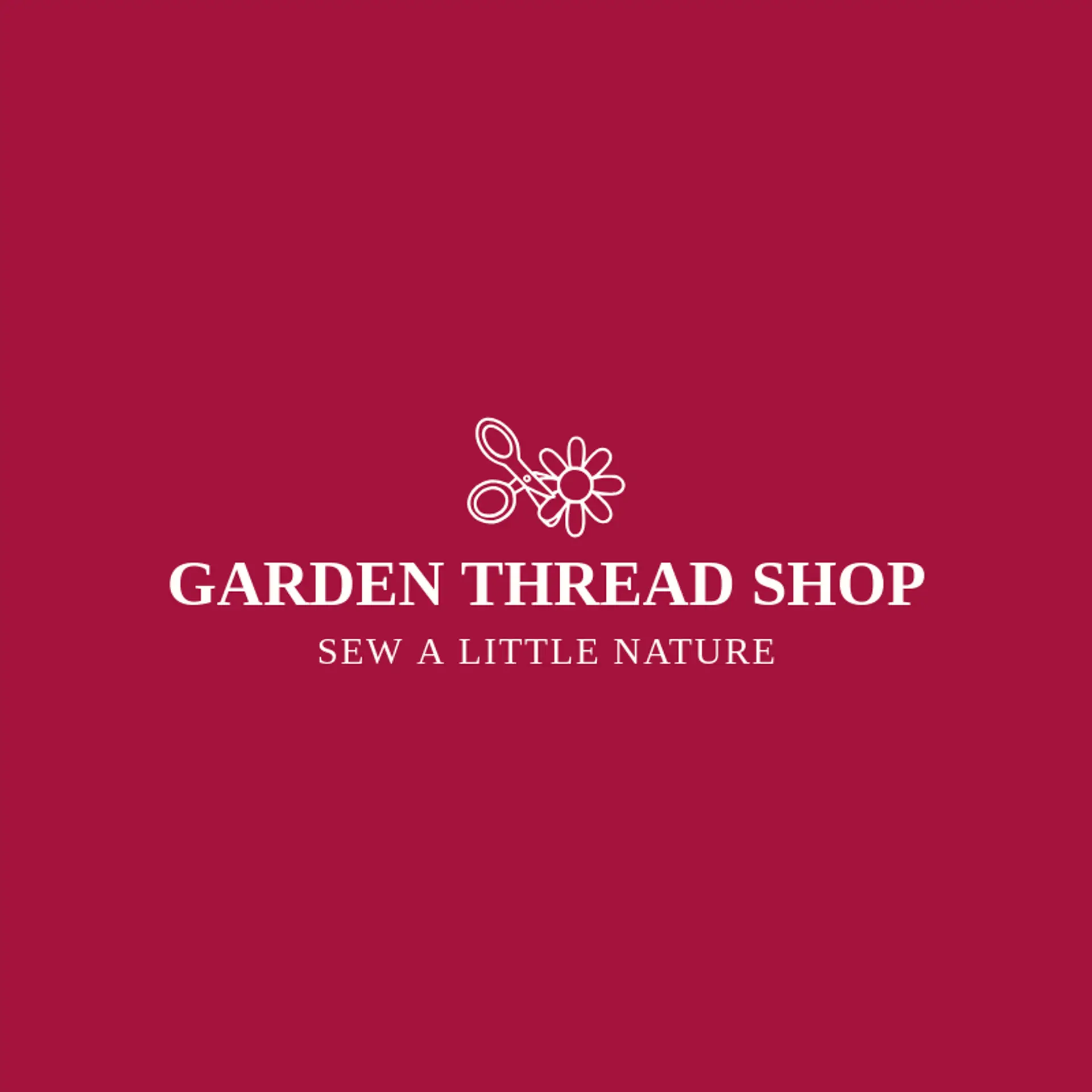 Garden Thread Shop logo for scissors
