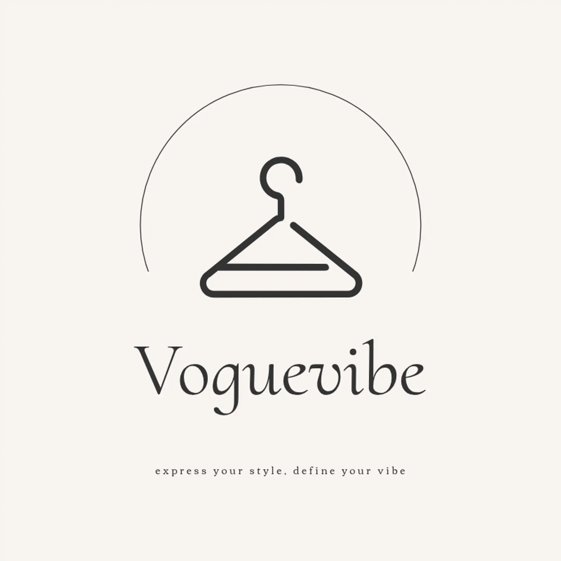 VogueVibe logo for fashion blog