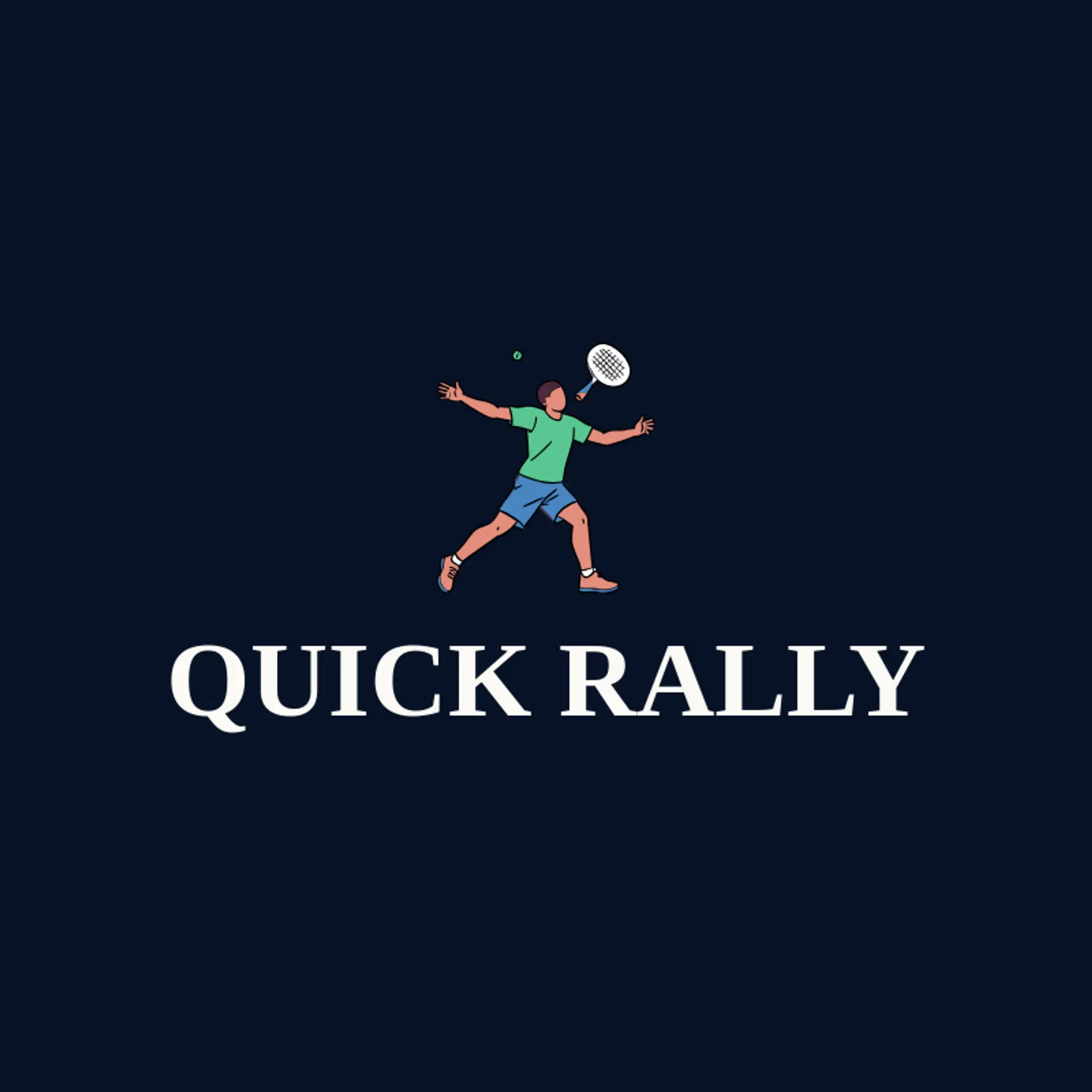 Quick Rally logo for ping pong