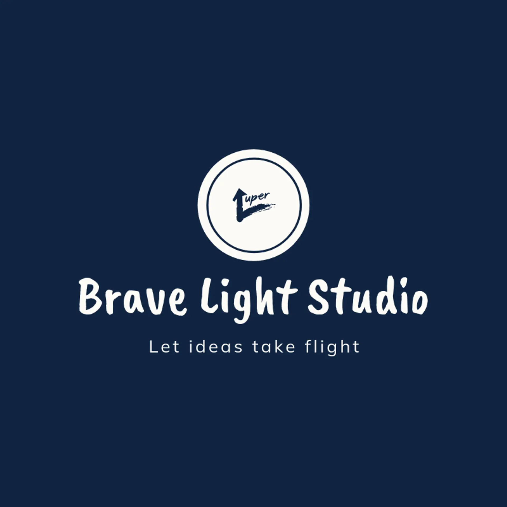 Brave Light Studio logo for super