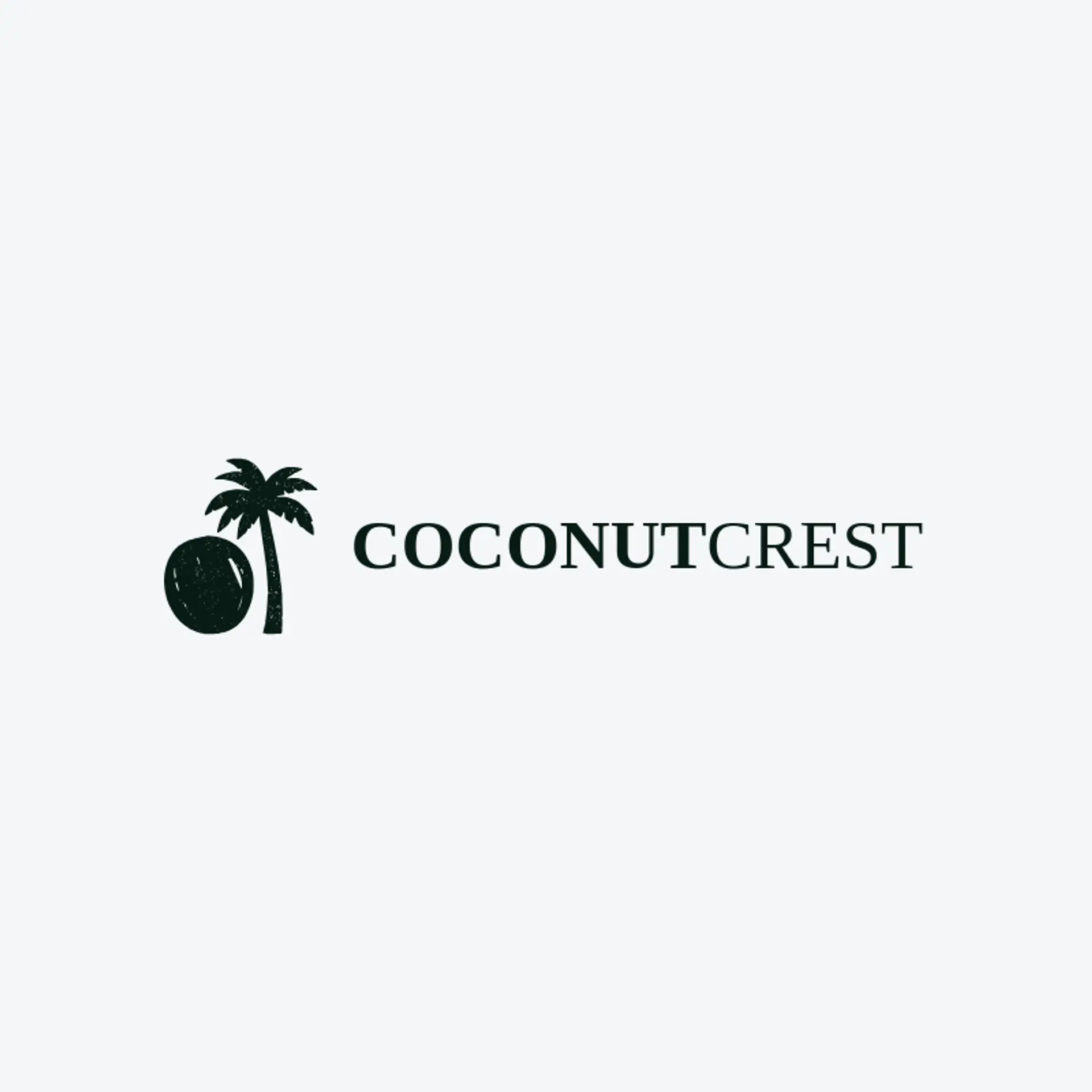 Coconut Crest logo for palm tree