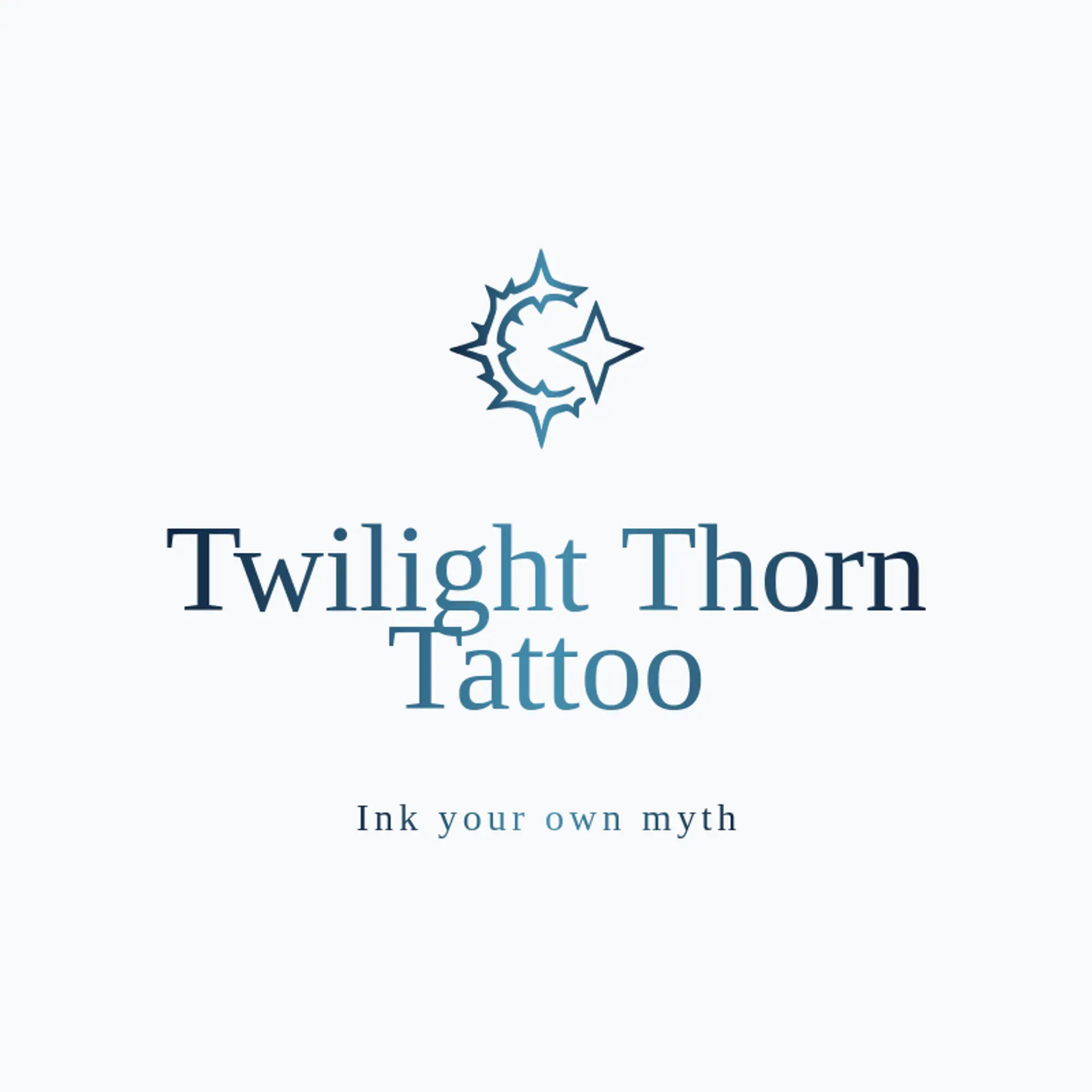 Twilight Thorn Tattoo logo for gothic