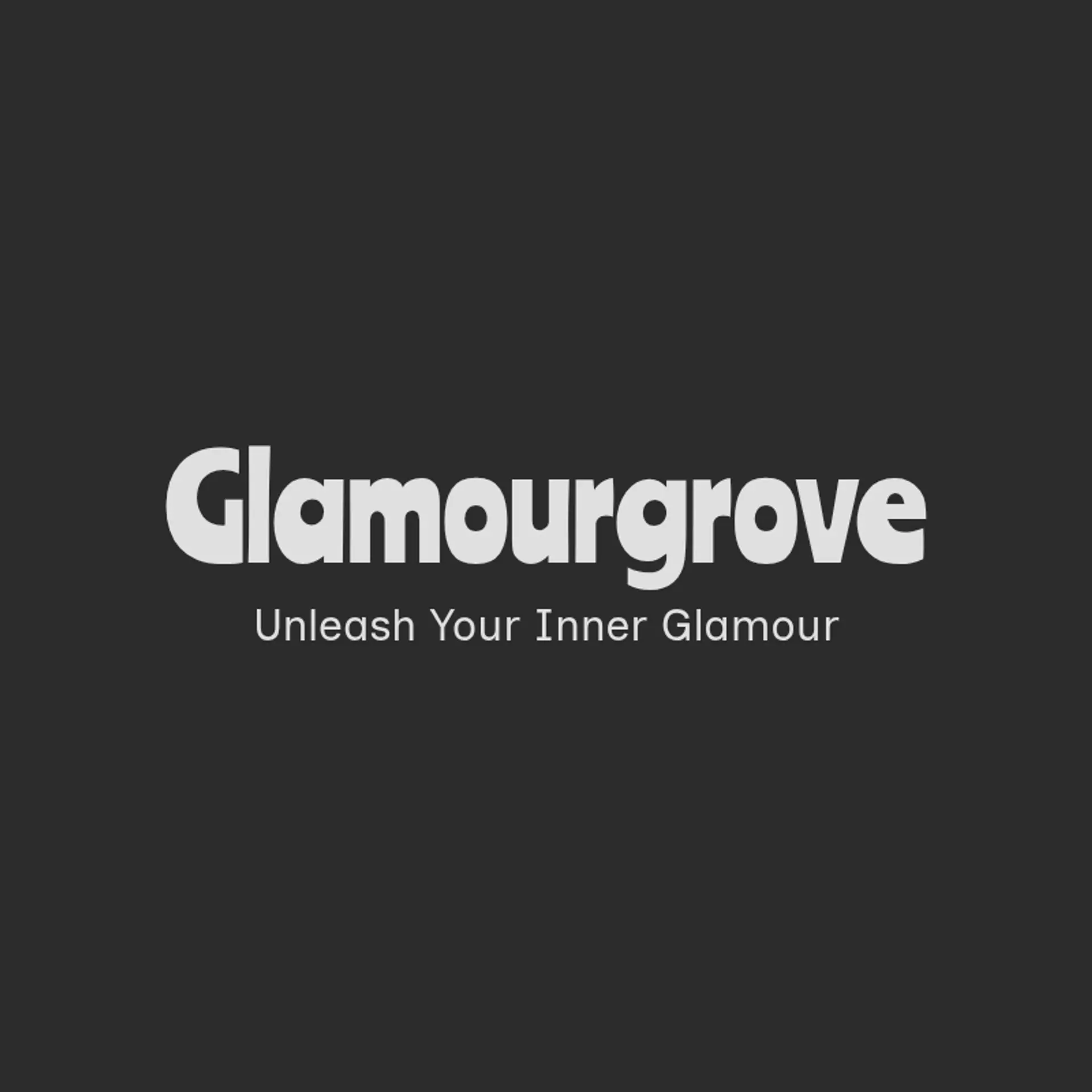 GlamourGrove logo for fashion company