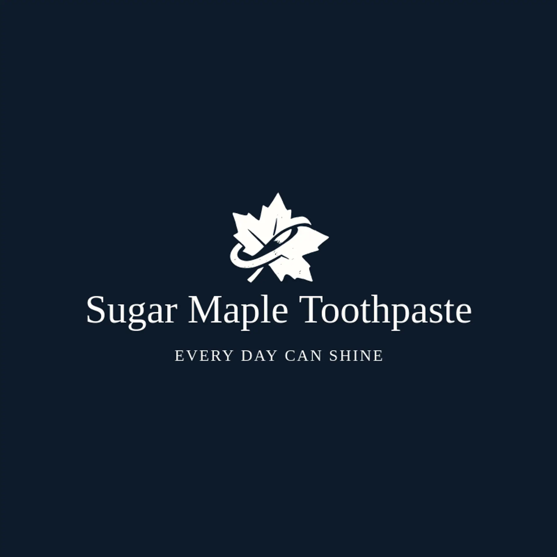 Sugar Maple Toothpaste logo for toothpaste
