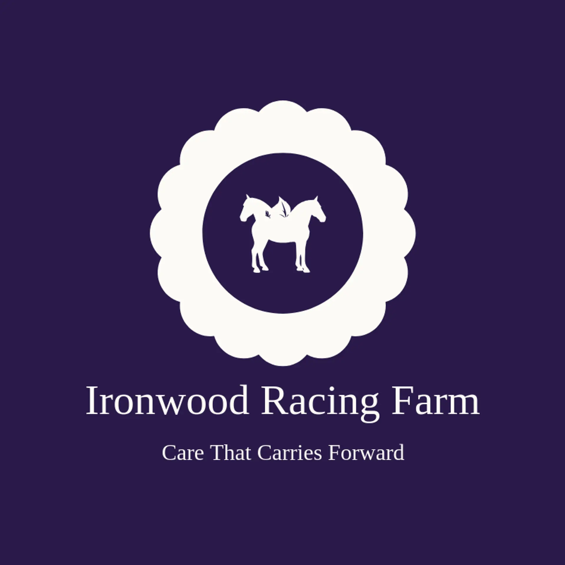 Ironwood Racing Farm logo for horse racing
